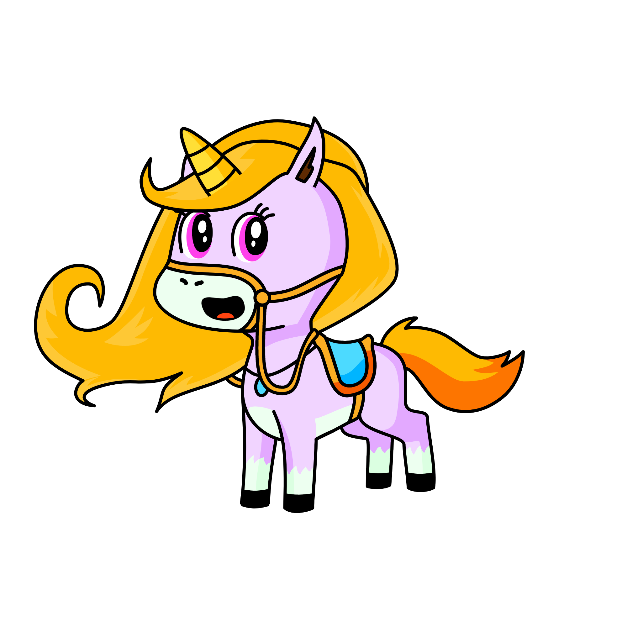 mi mi, the unicorn