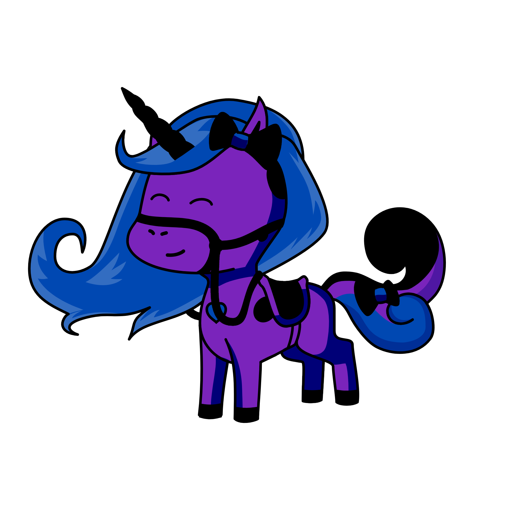 Bluebell, the unicorn