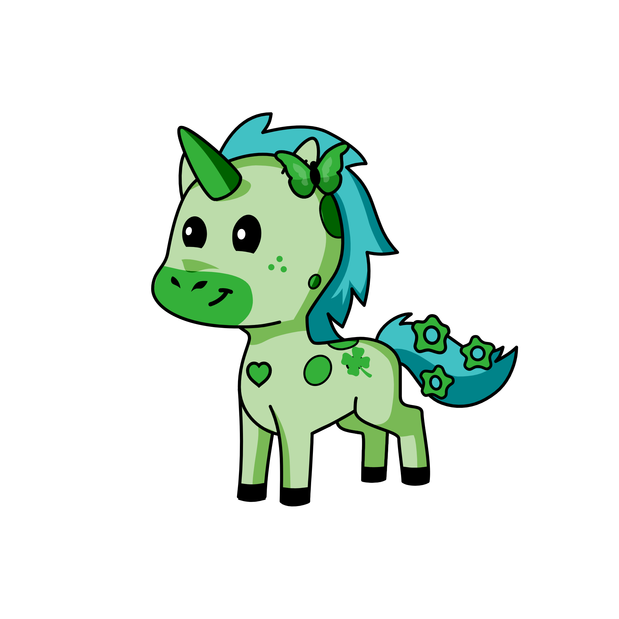 Mossy, the unicorn