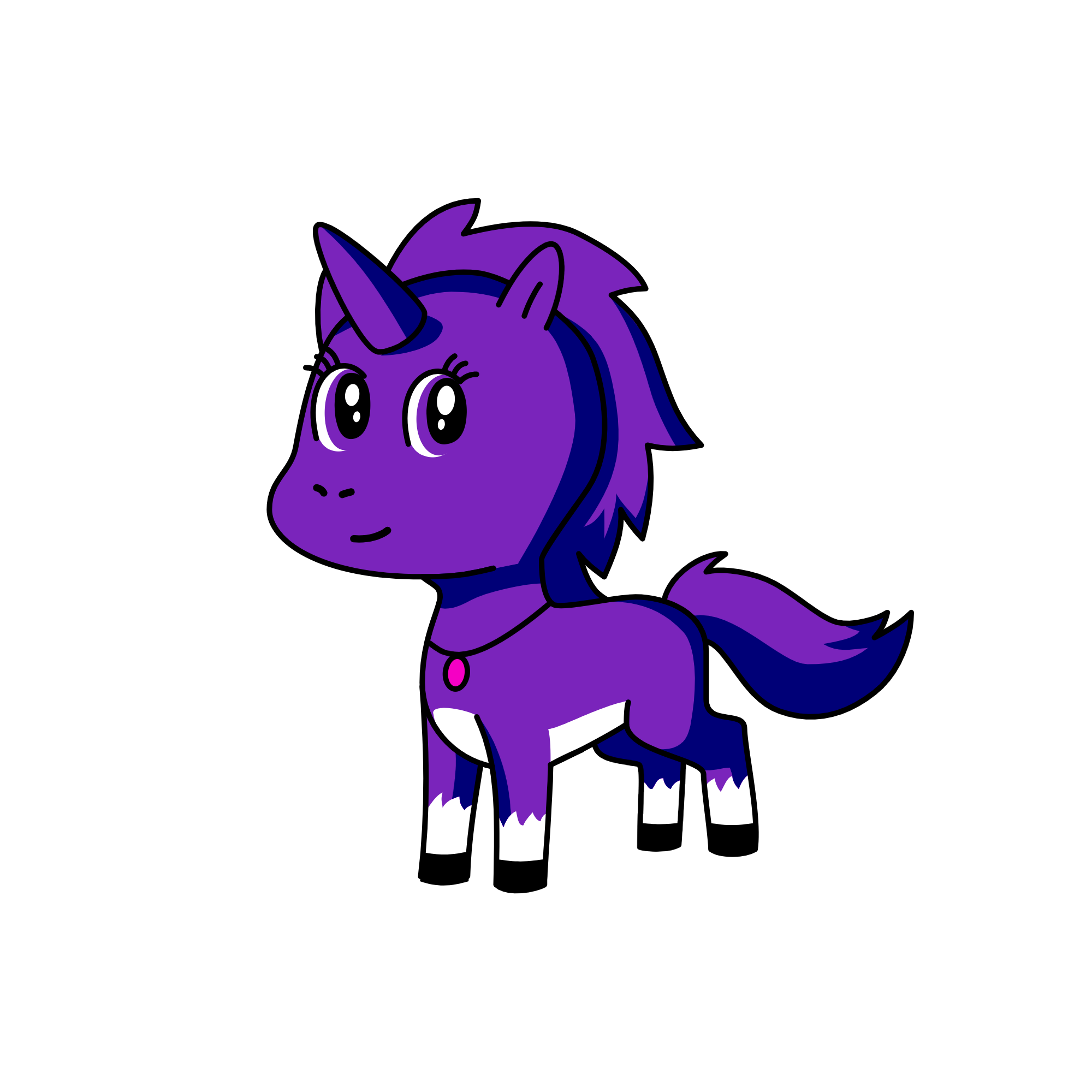 purplelicuis, the unicorn