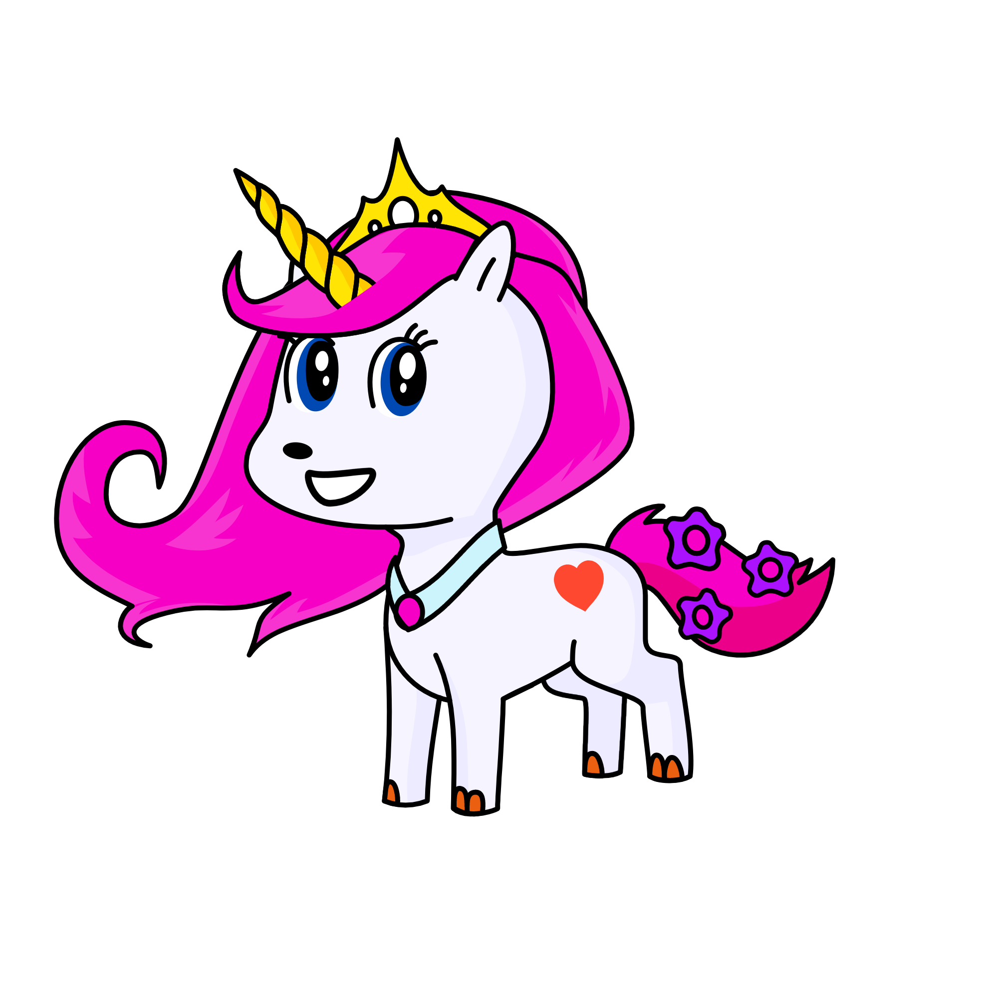 Princess Selestia, the unicorn