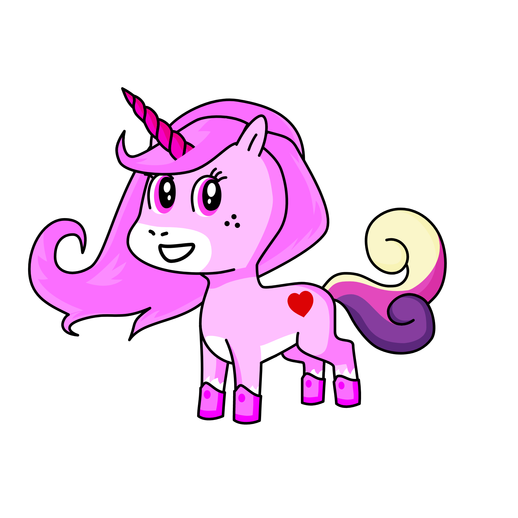 Pinkie pie, the unicorn