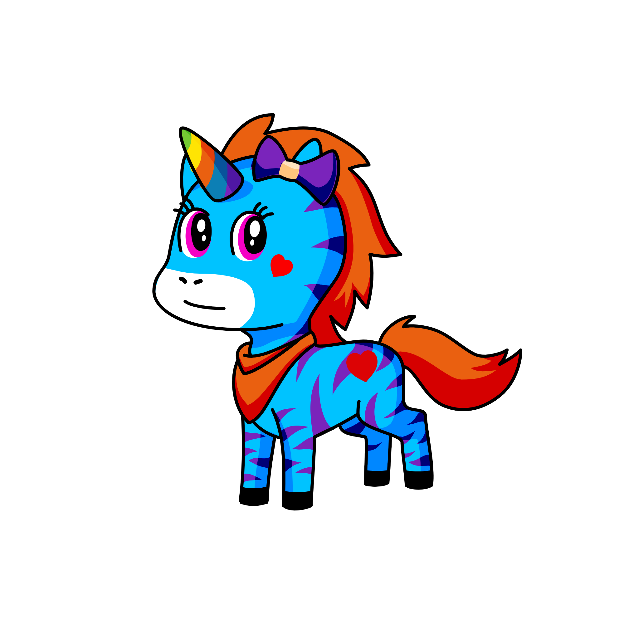 Pony, the unicorn