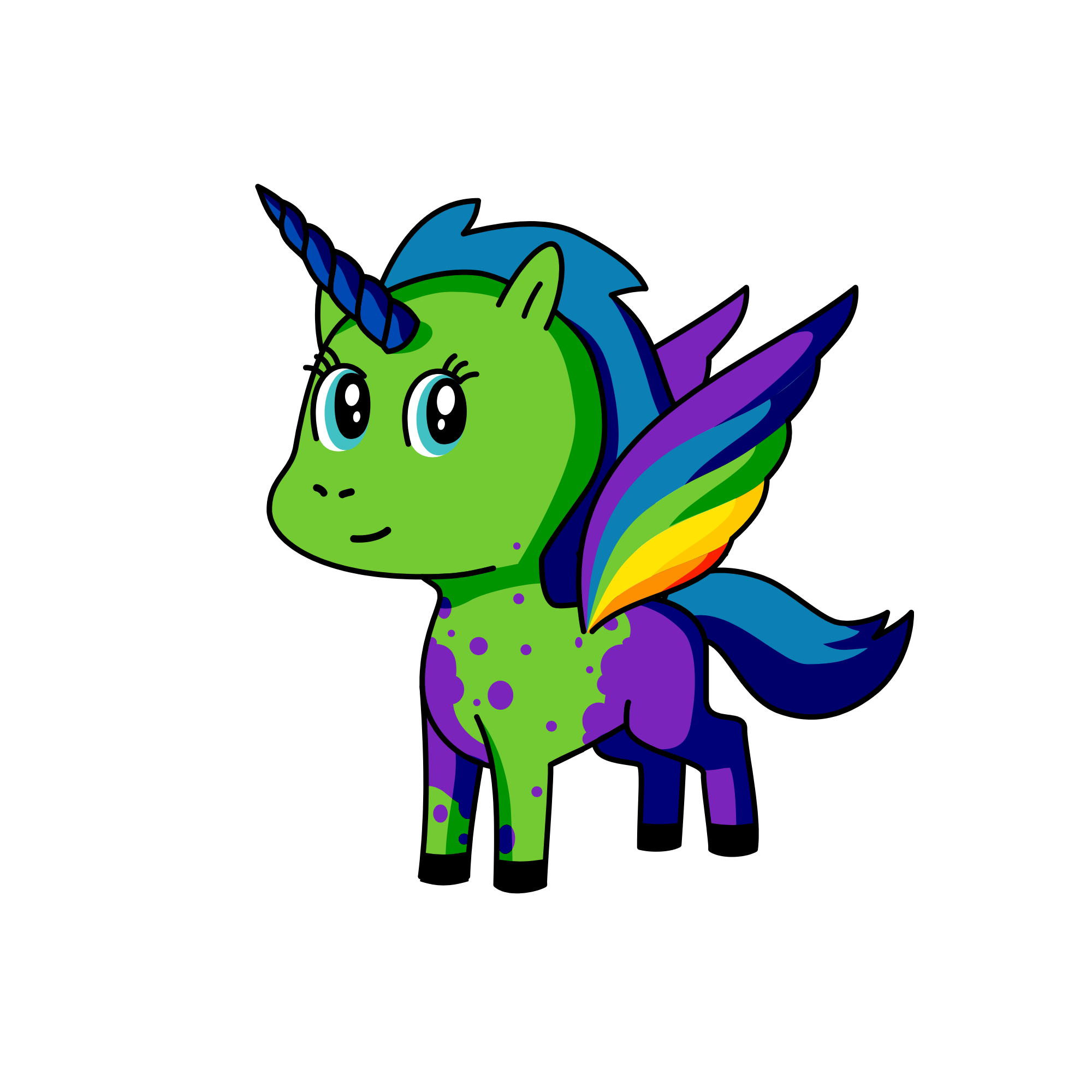 Ten-la , the unicorn