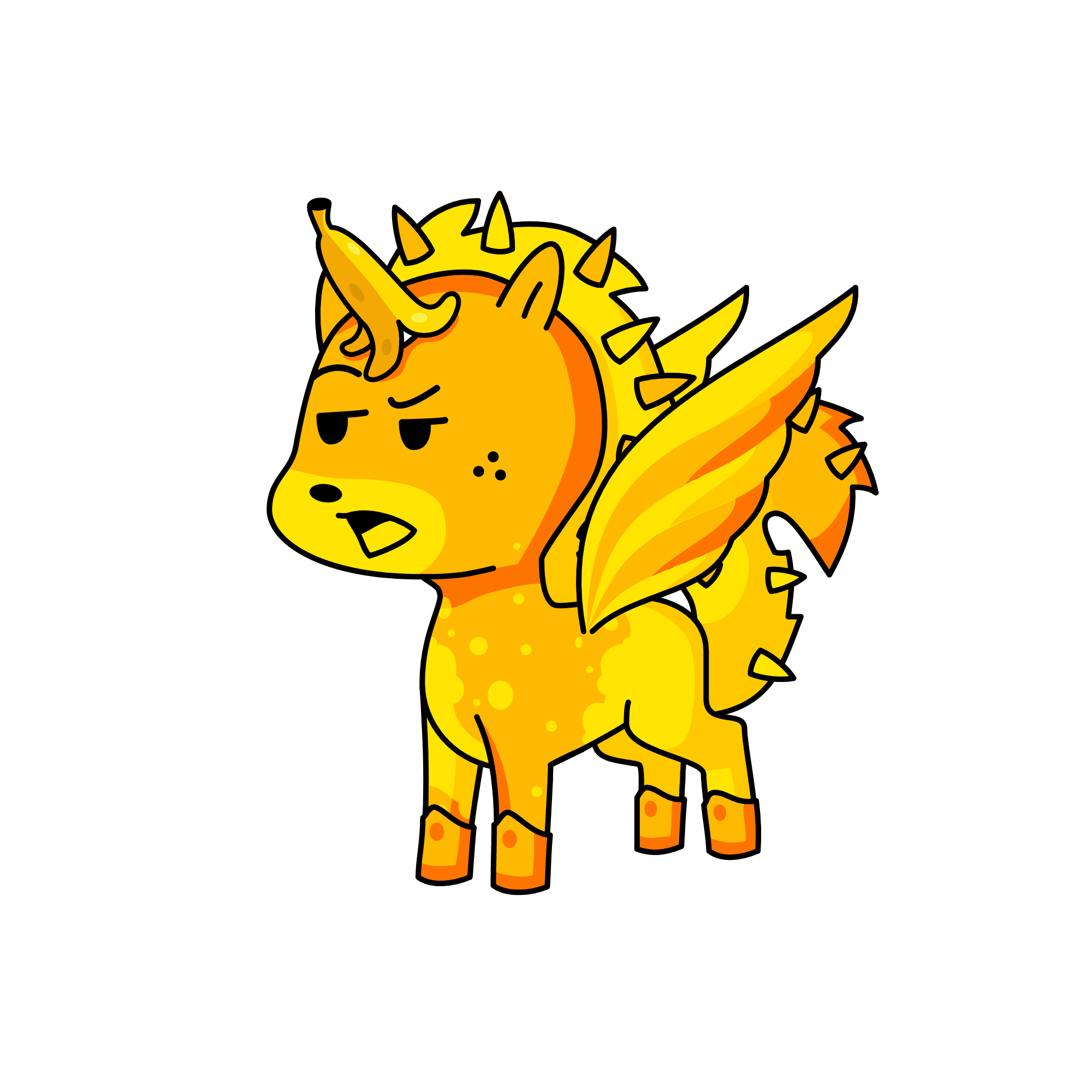 bannana, the unicorn