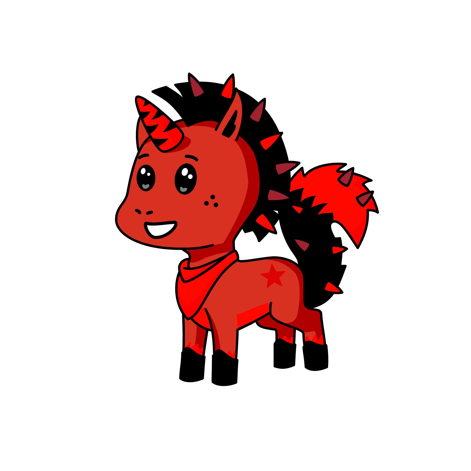 Demon Pony , the unicorn