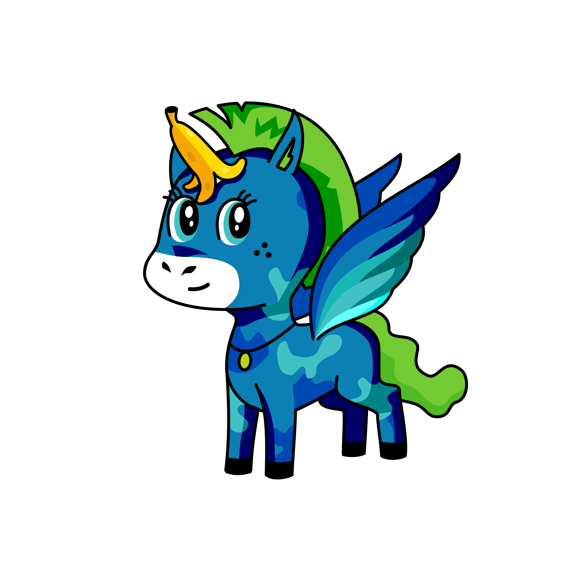 Boo boo, the unicorn