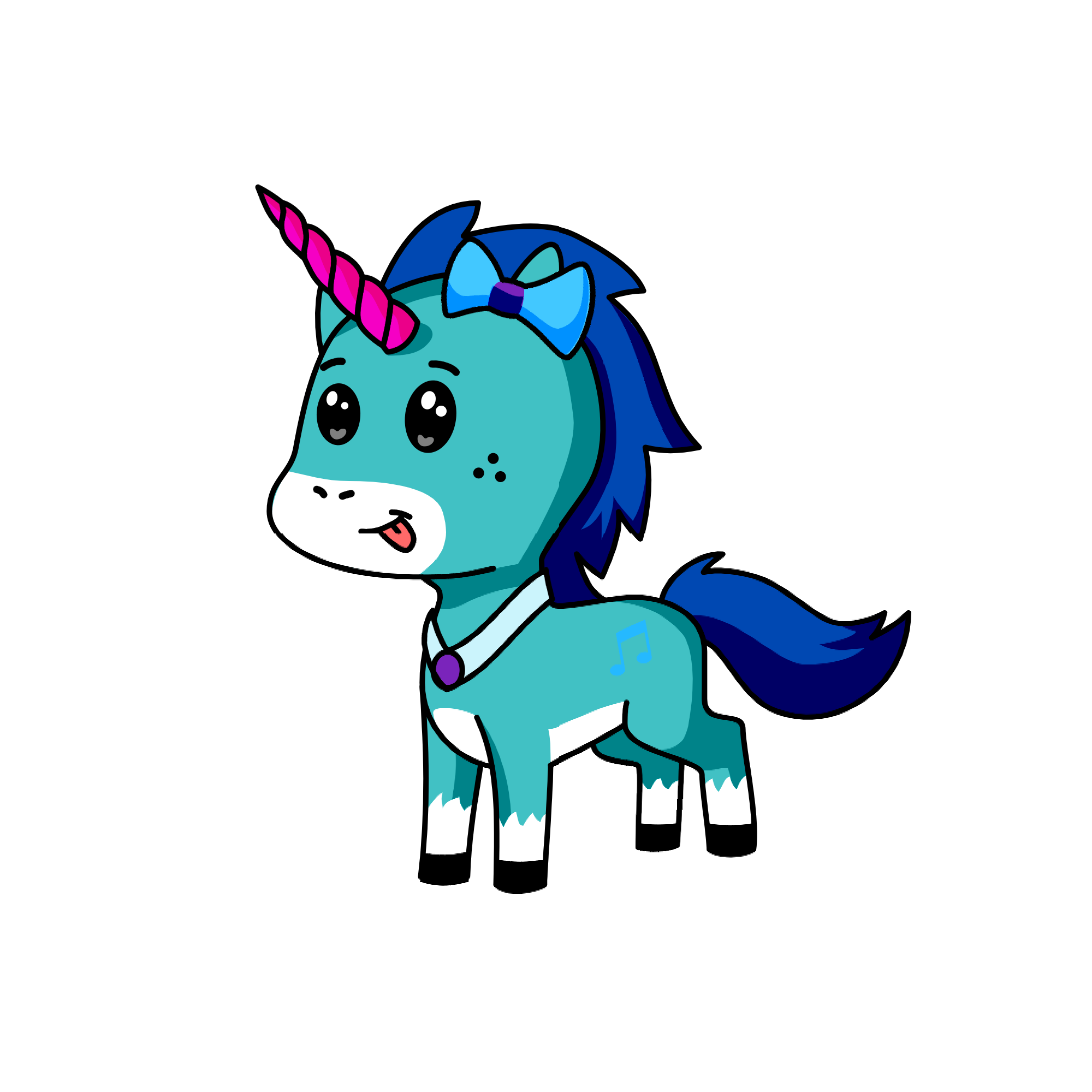 Midnight, the unicorn