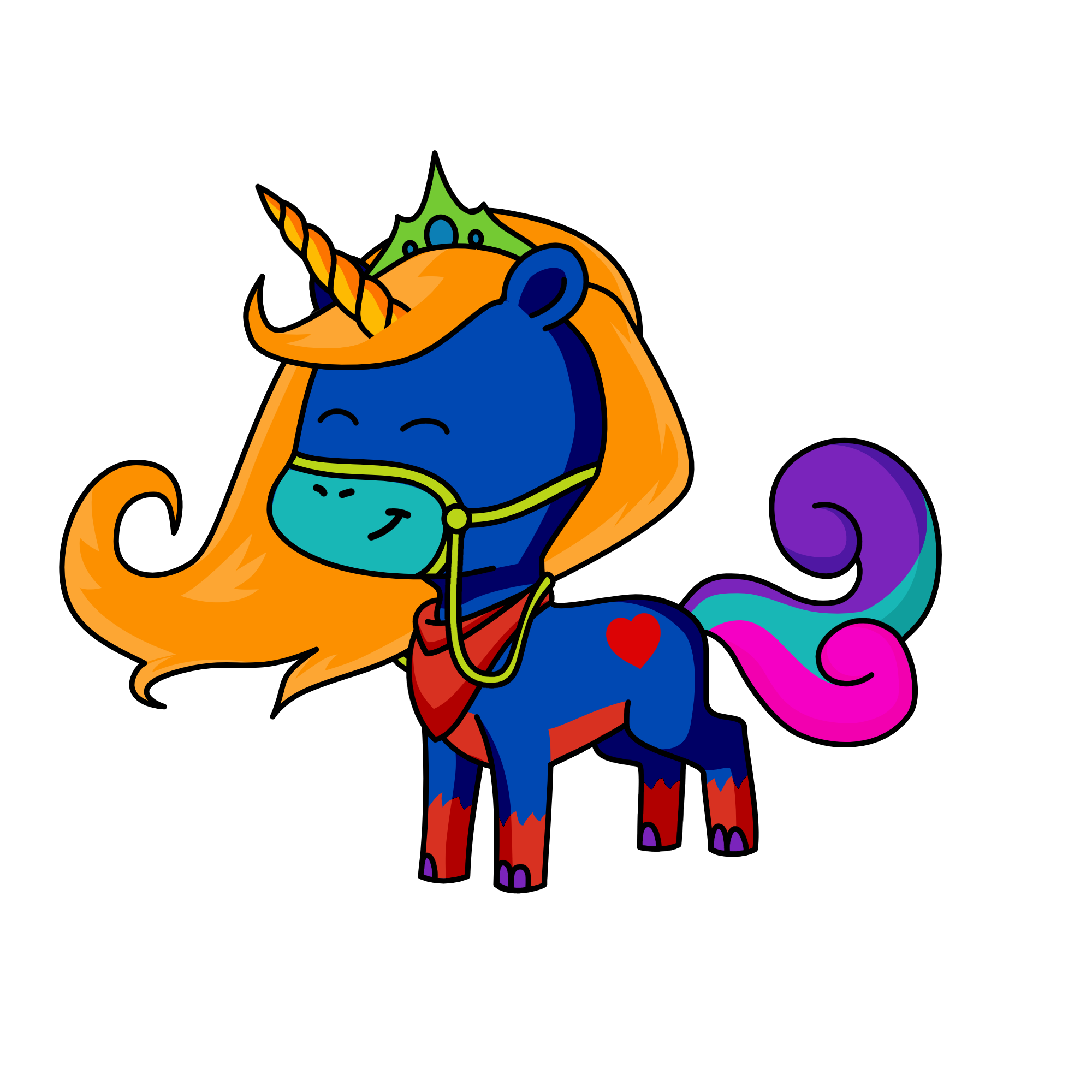 A, the unicorn