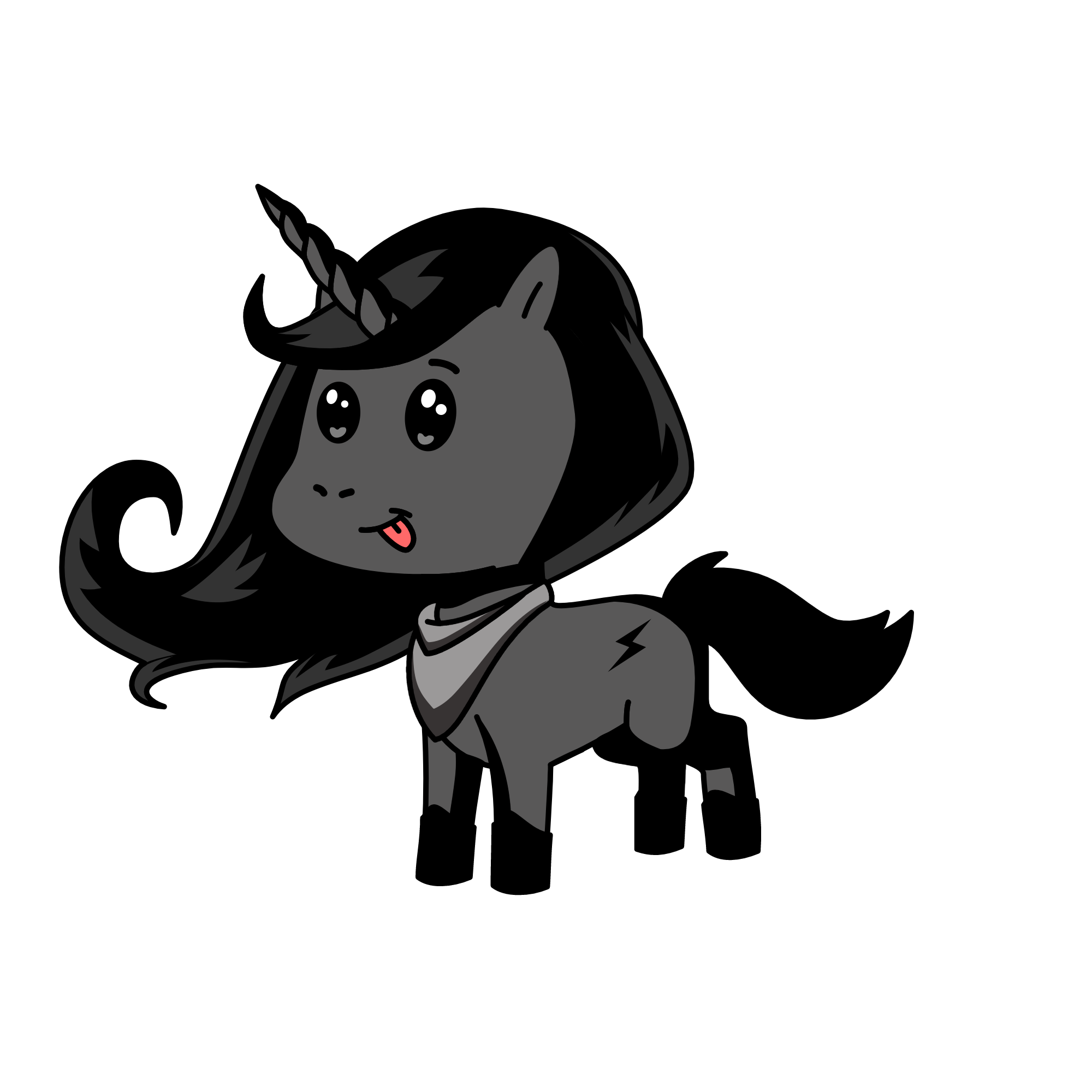 Raven, the unicorn