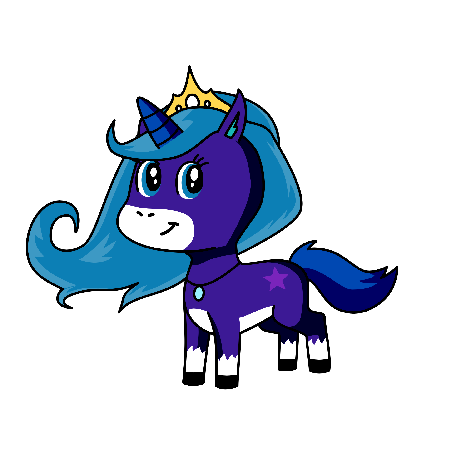 Luna, the unicorn