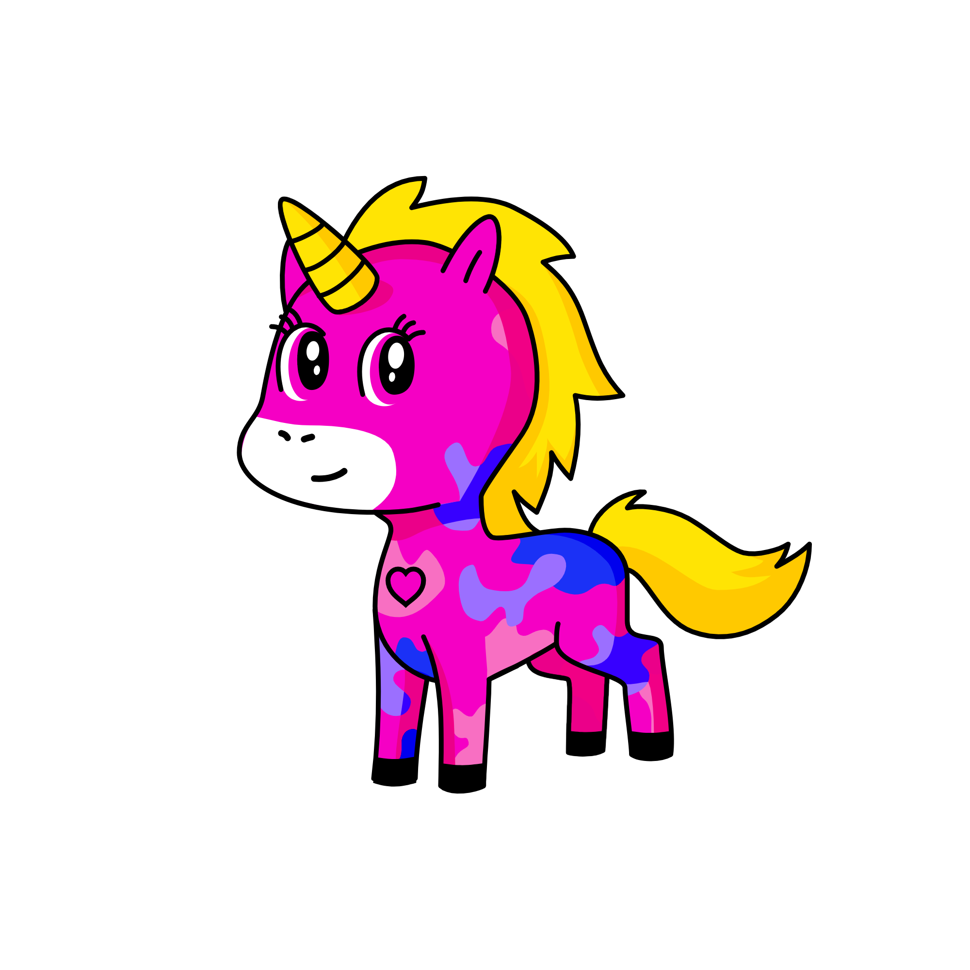 colors, the unicorn