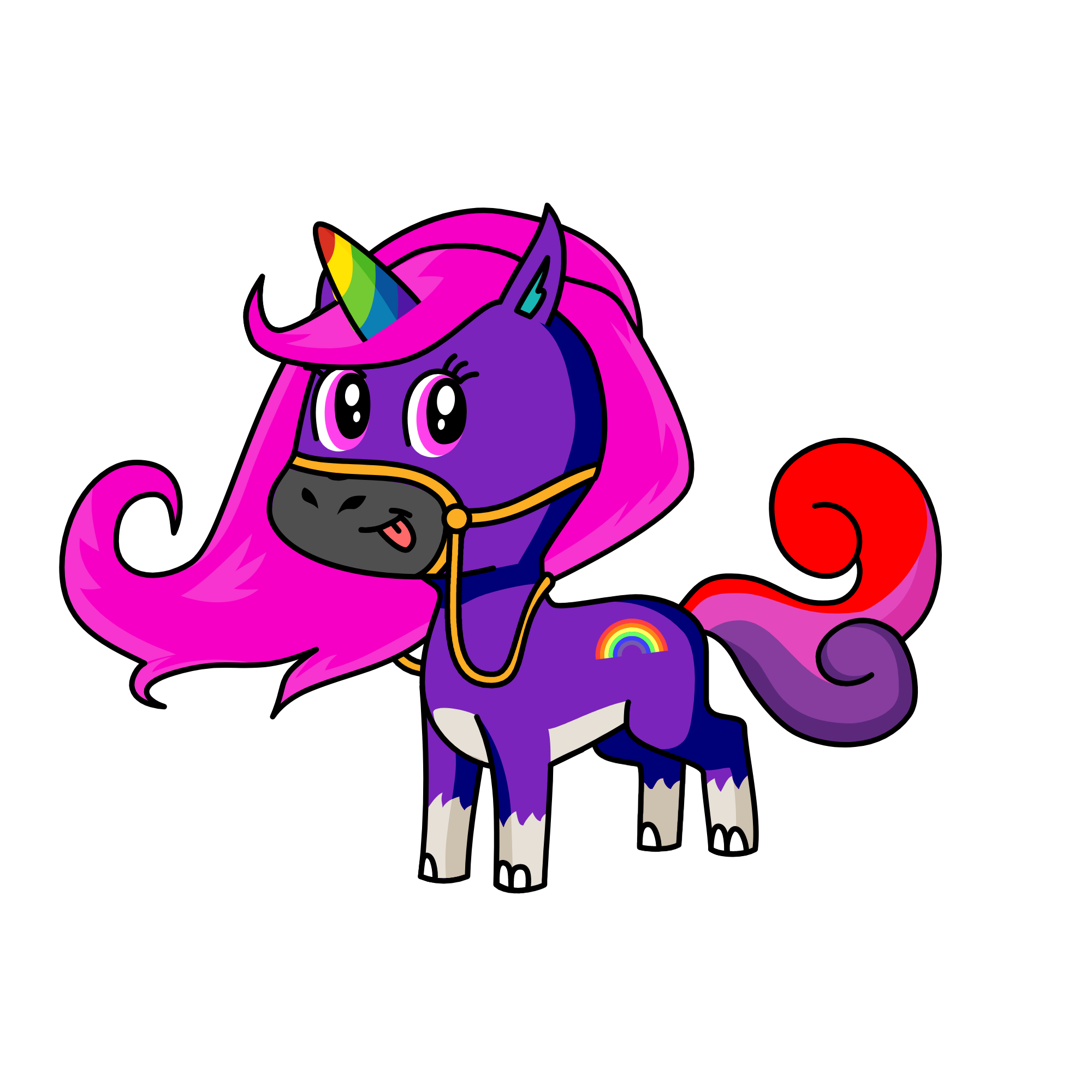 pinky, the unicorn
