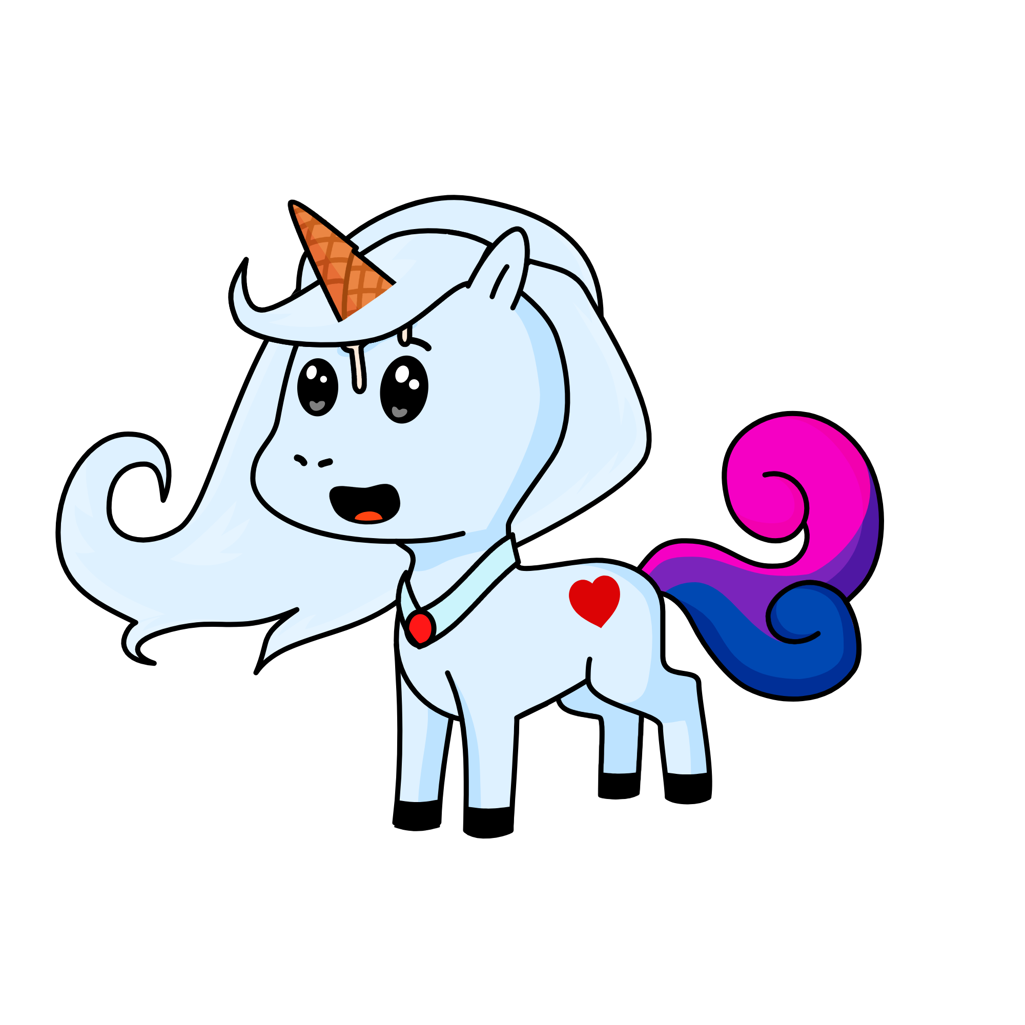 ICE CREAM, the unicorn
