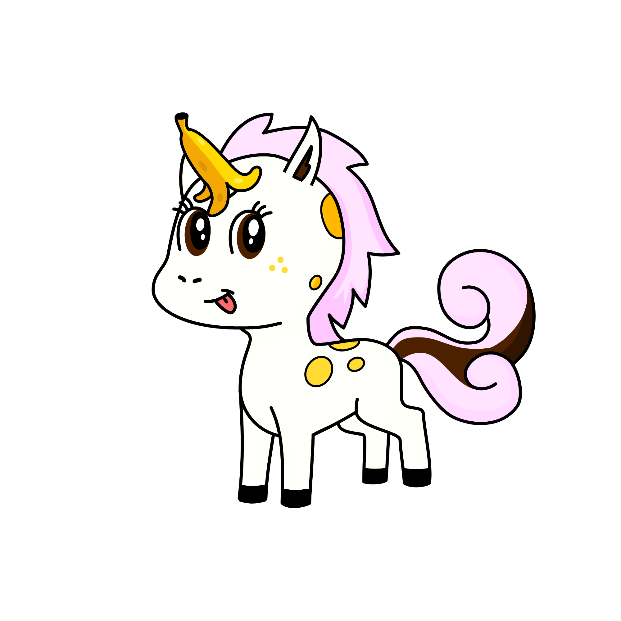 Banana Split, the unicorn