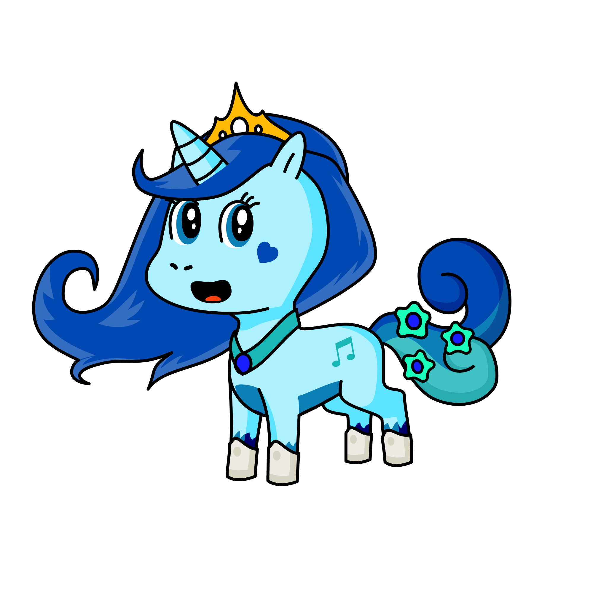 ICEY, the unicorn