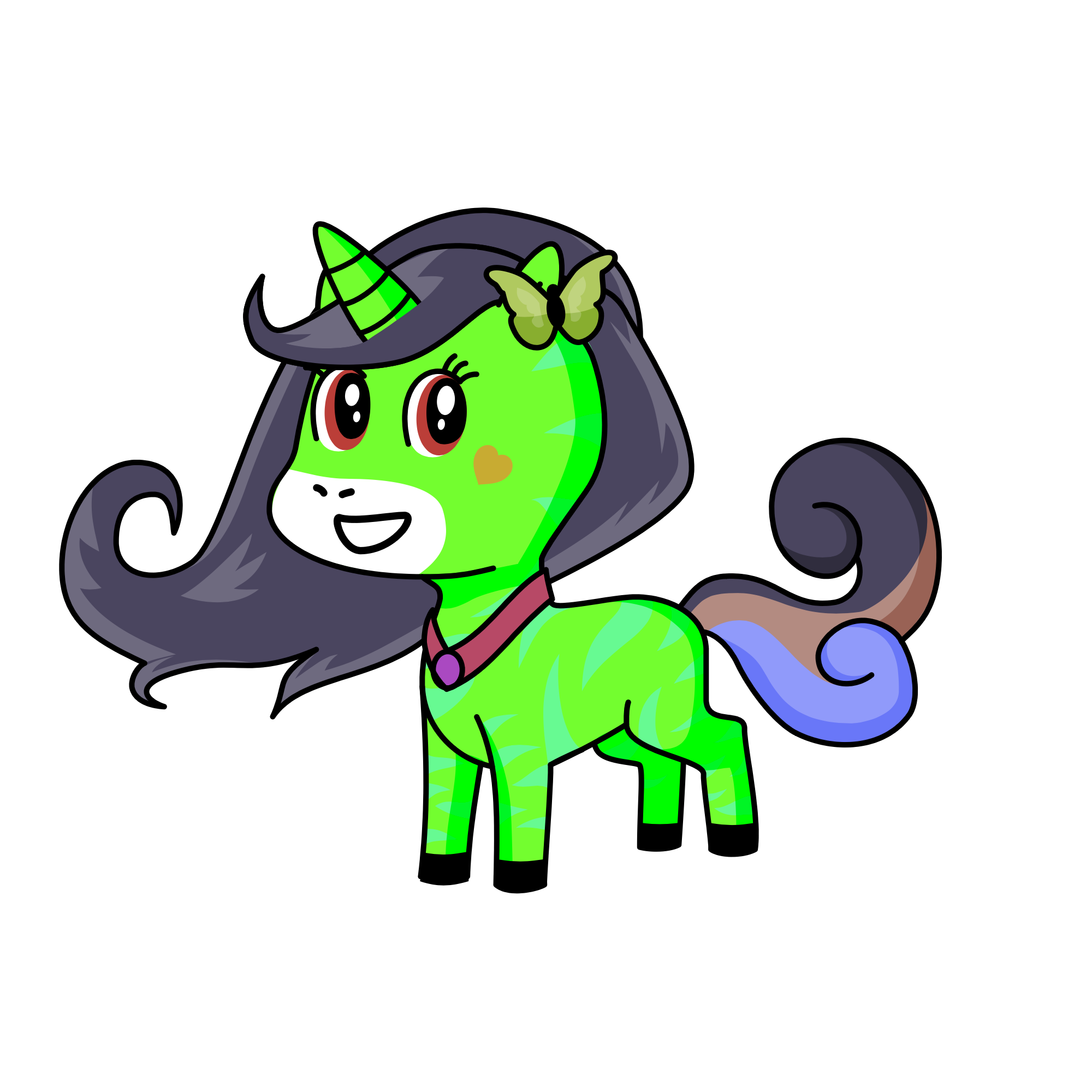 Dark Neon, the unicorn