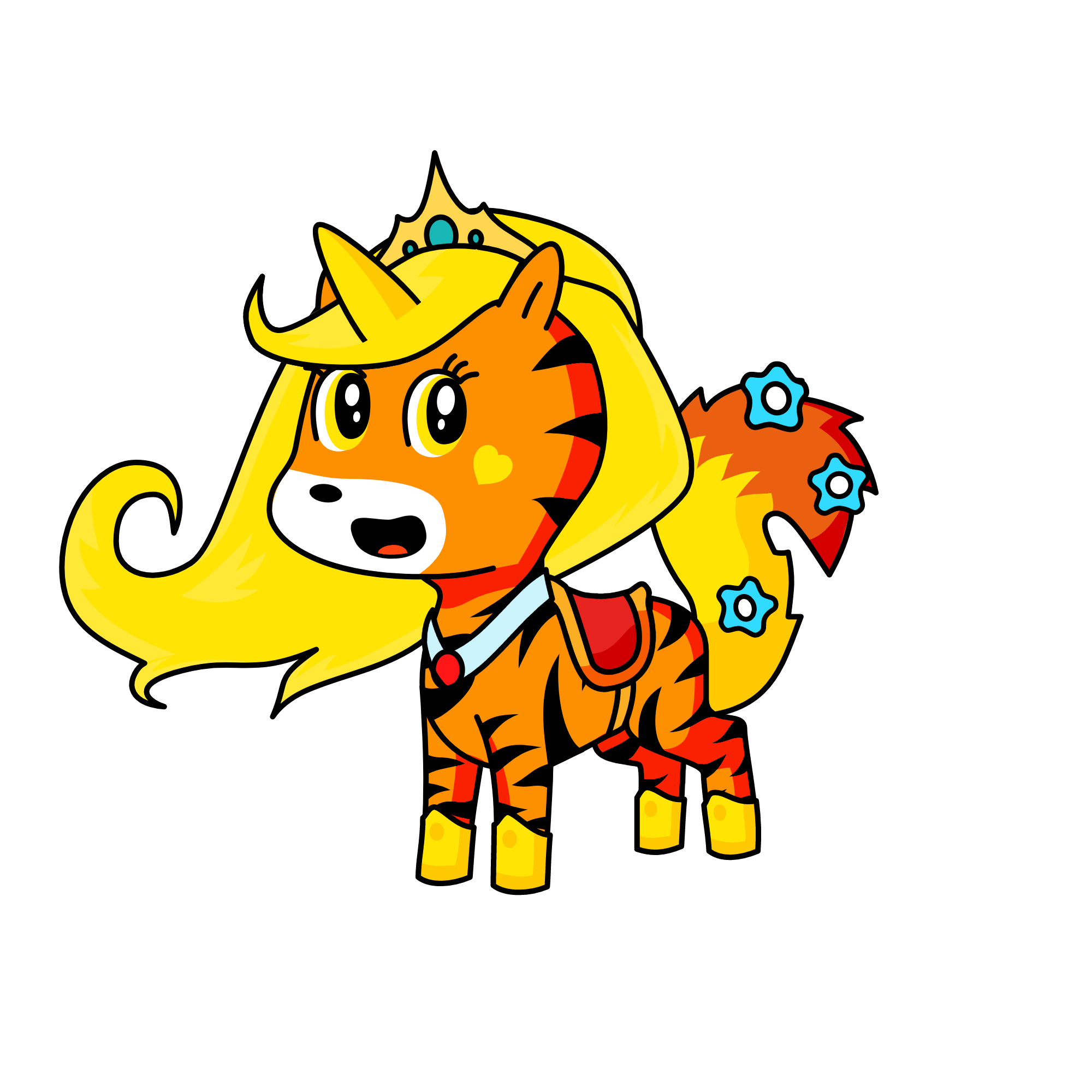 queen tiger, the unicorn