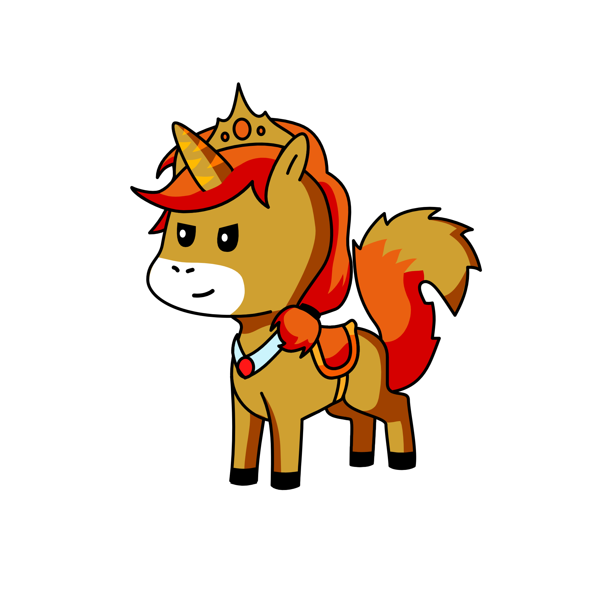 Foxy, the unicorn