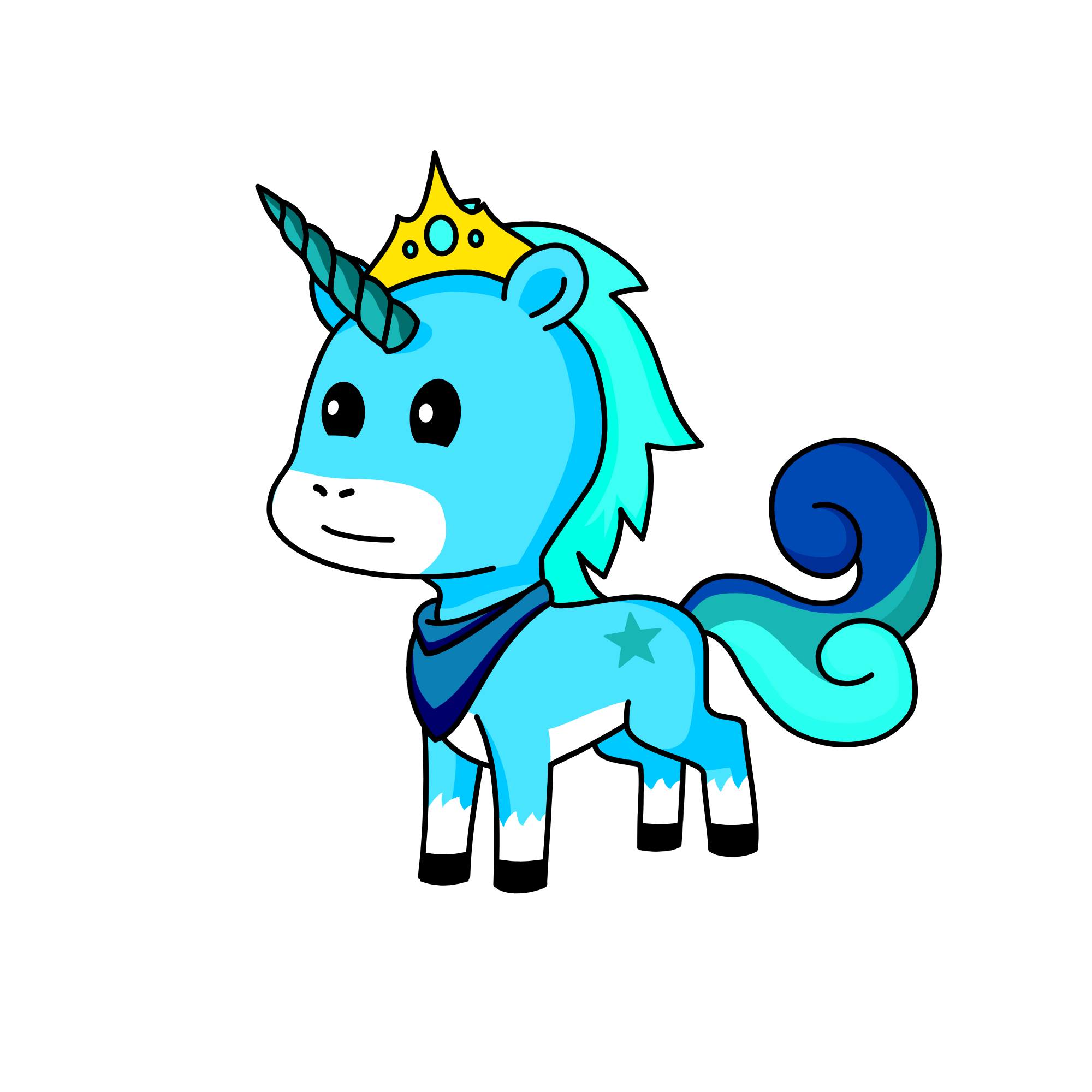 Prince Emerald, the unicorn