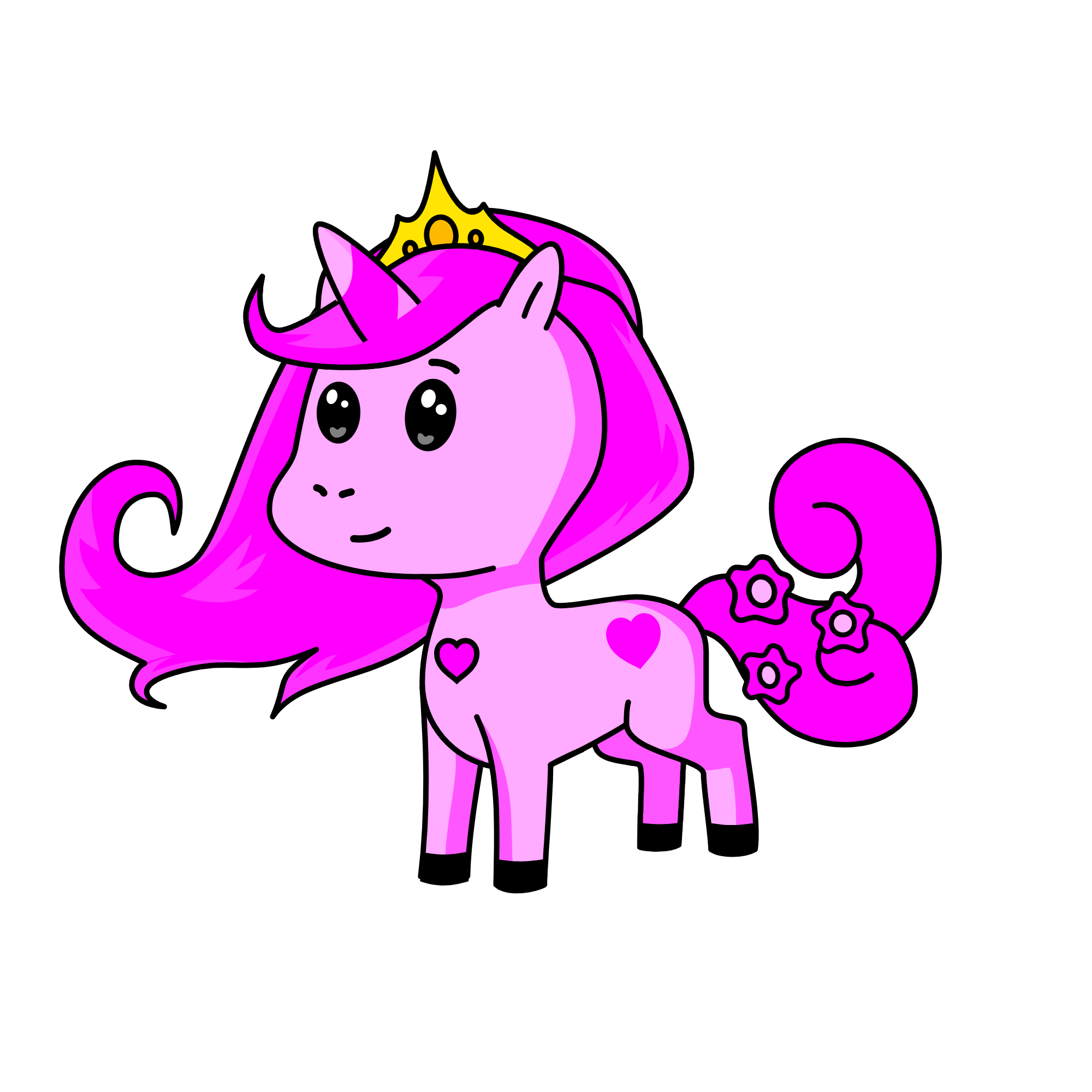Sparkles, the unicorn