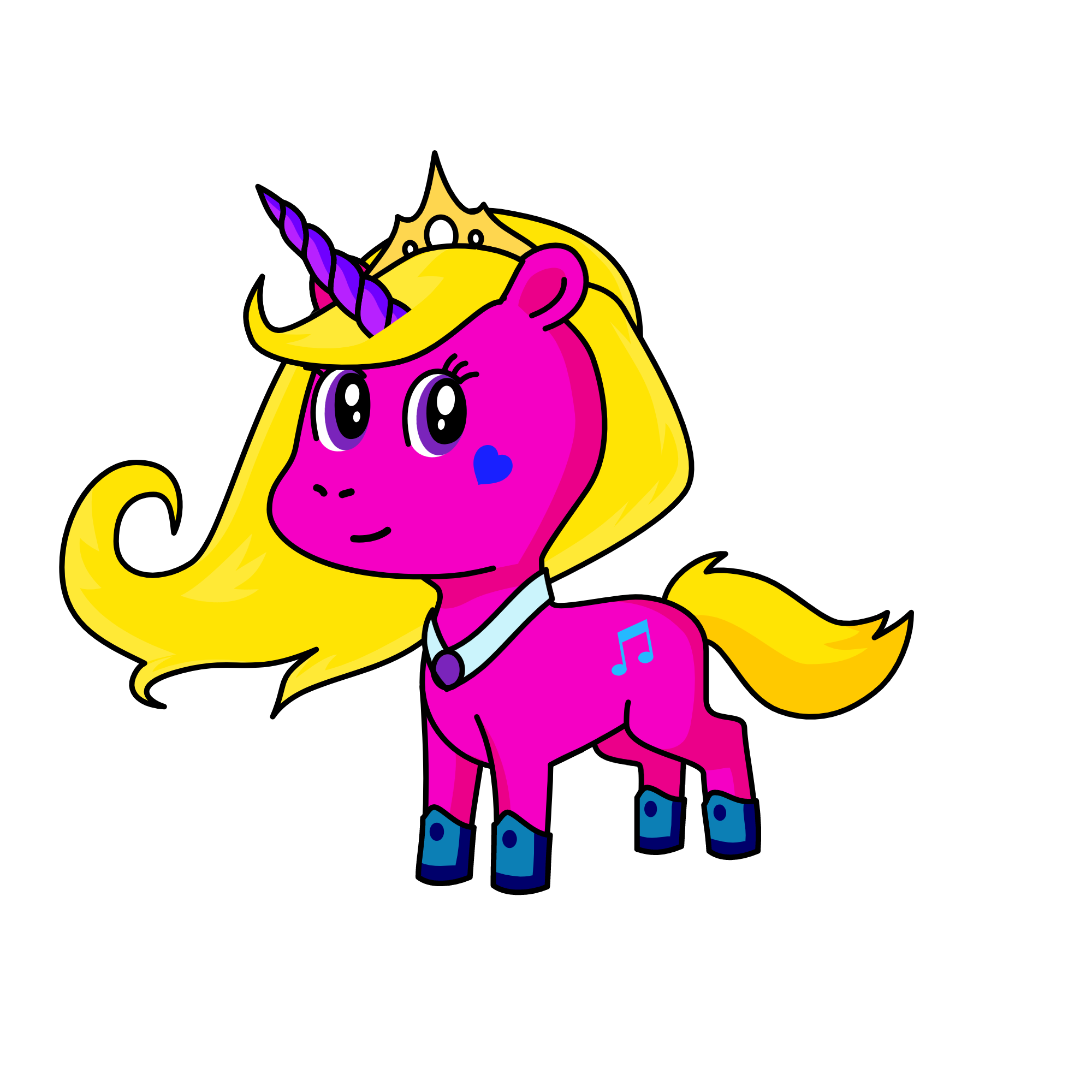 Princessia , the unicorn