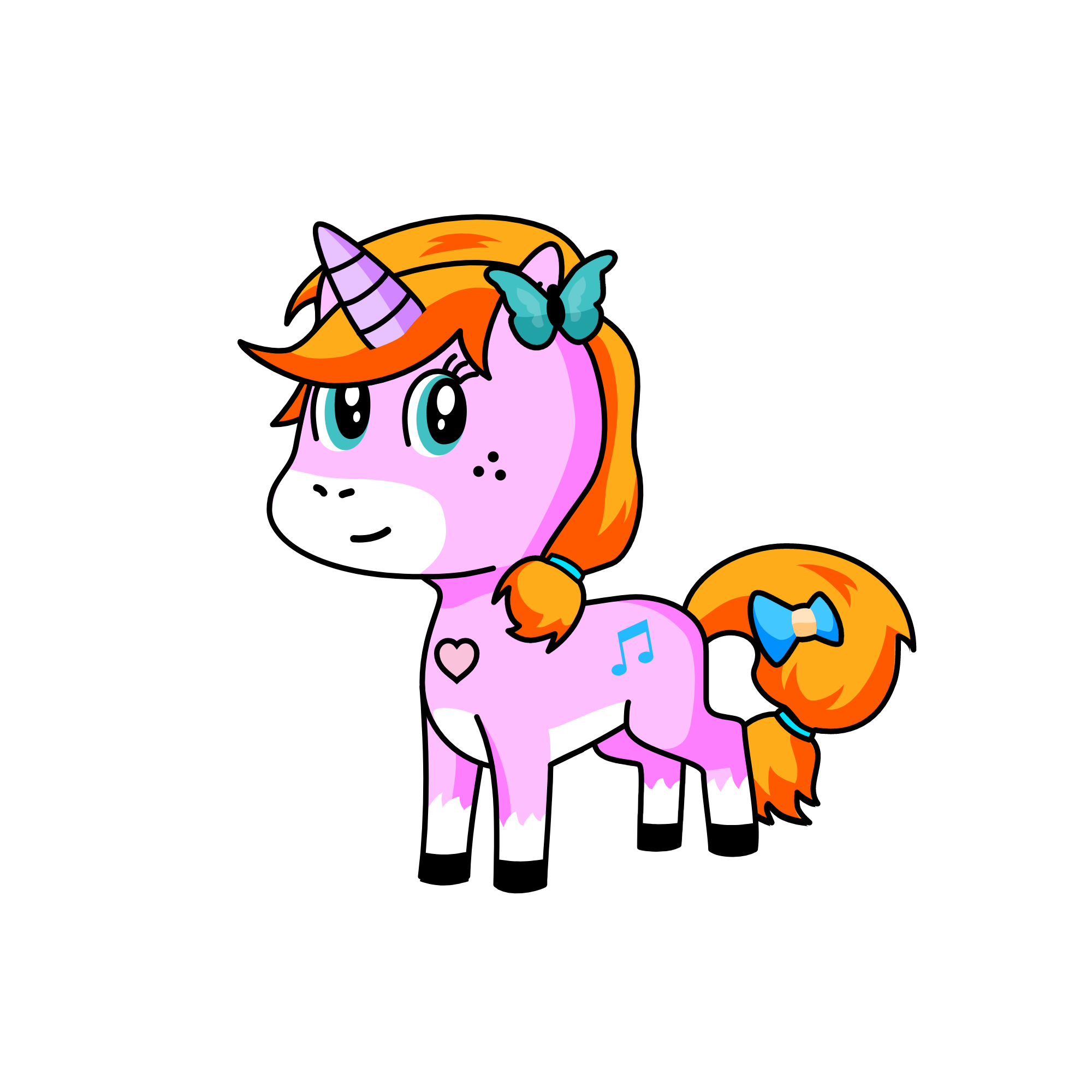 Rose, the unicorn