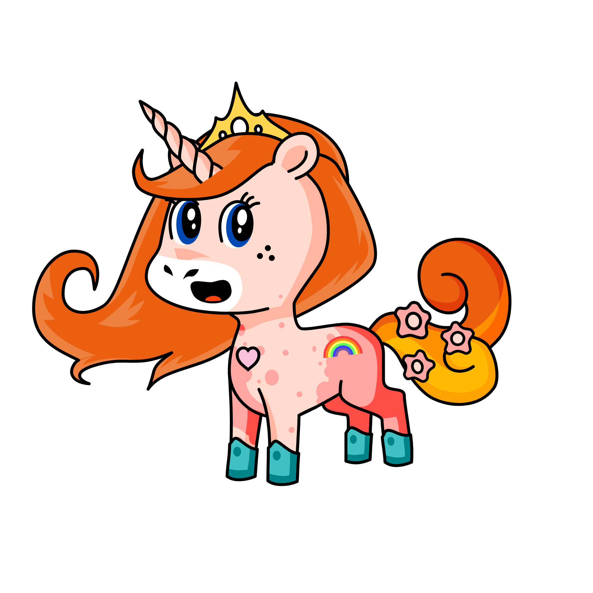 Sandy, the unicorn