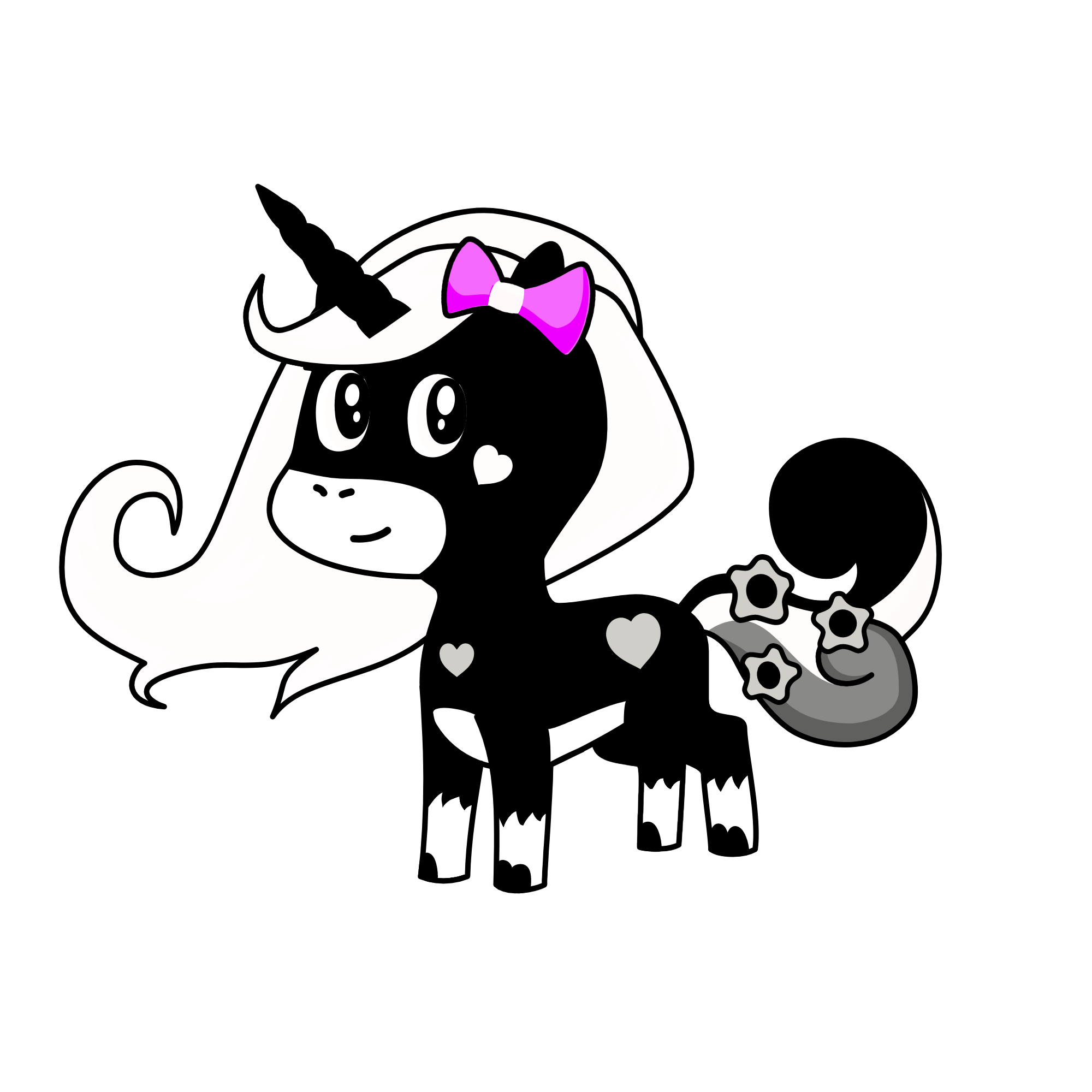lovly black!, the unicorn