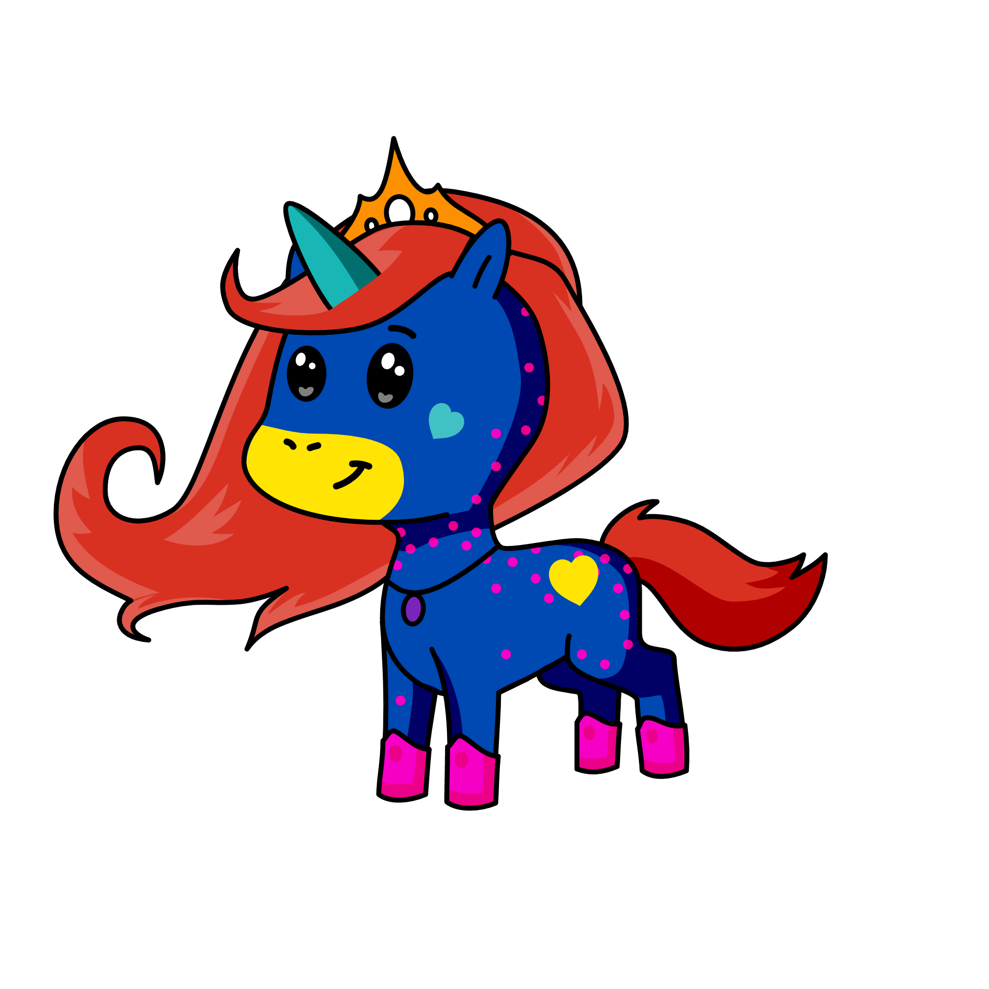 iris, the unicorn