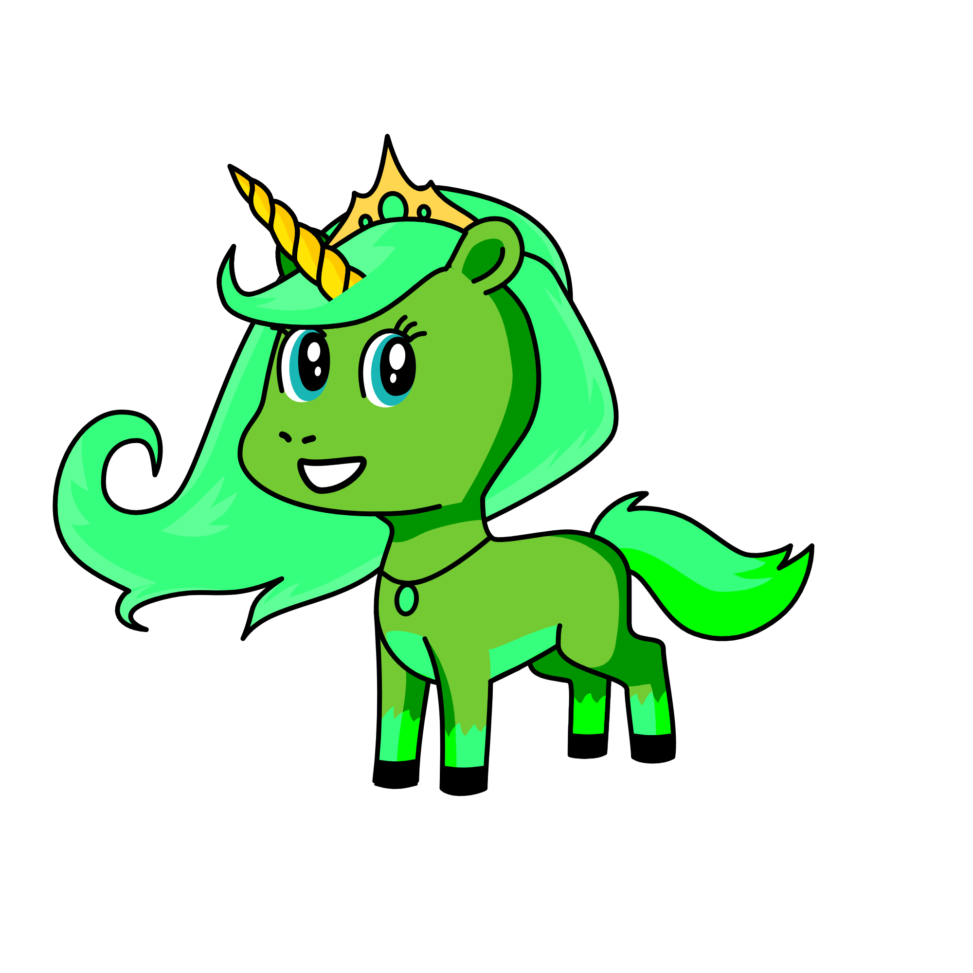 Princess Gigi, the unicorn