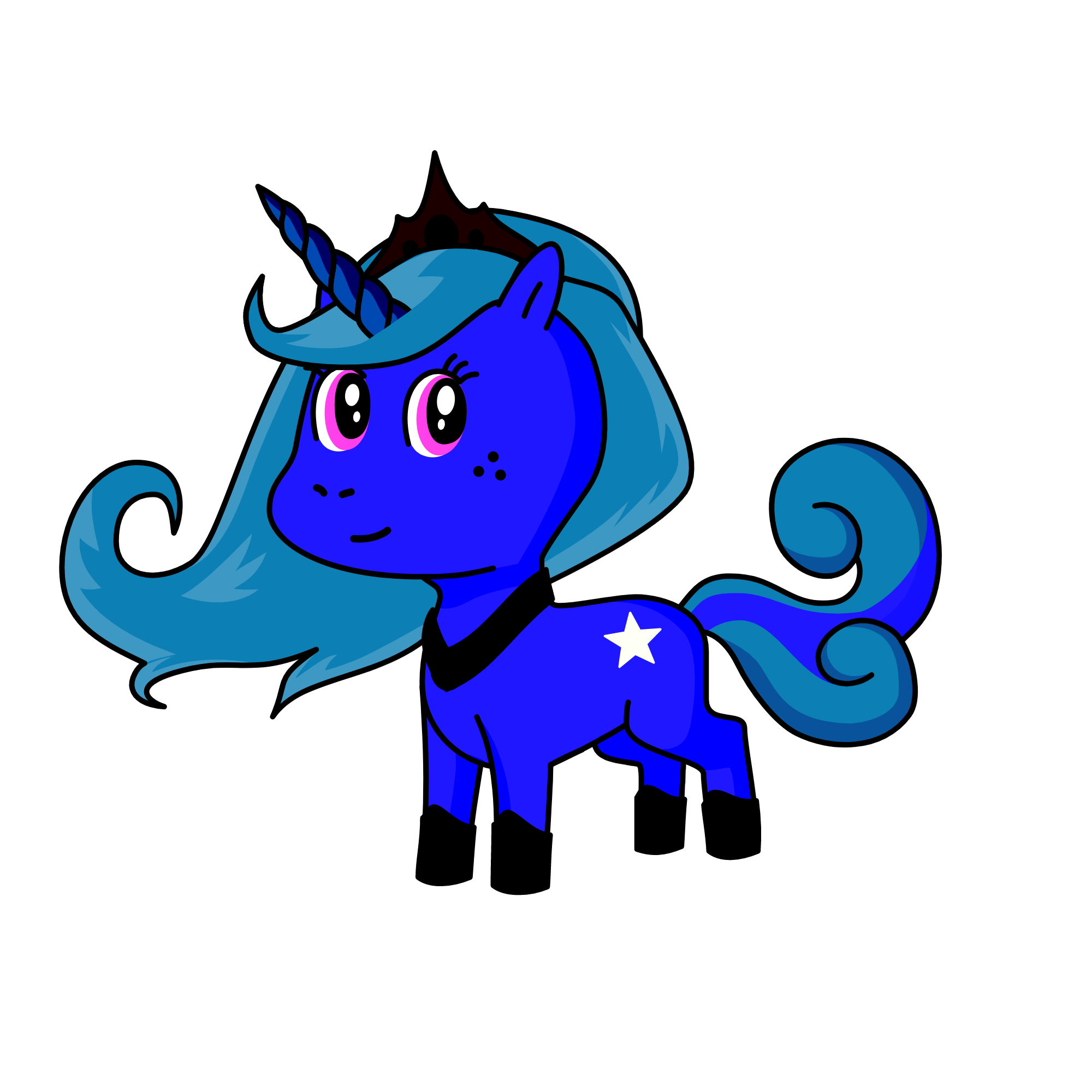 Luna, the unicorn