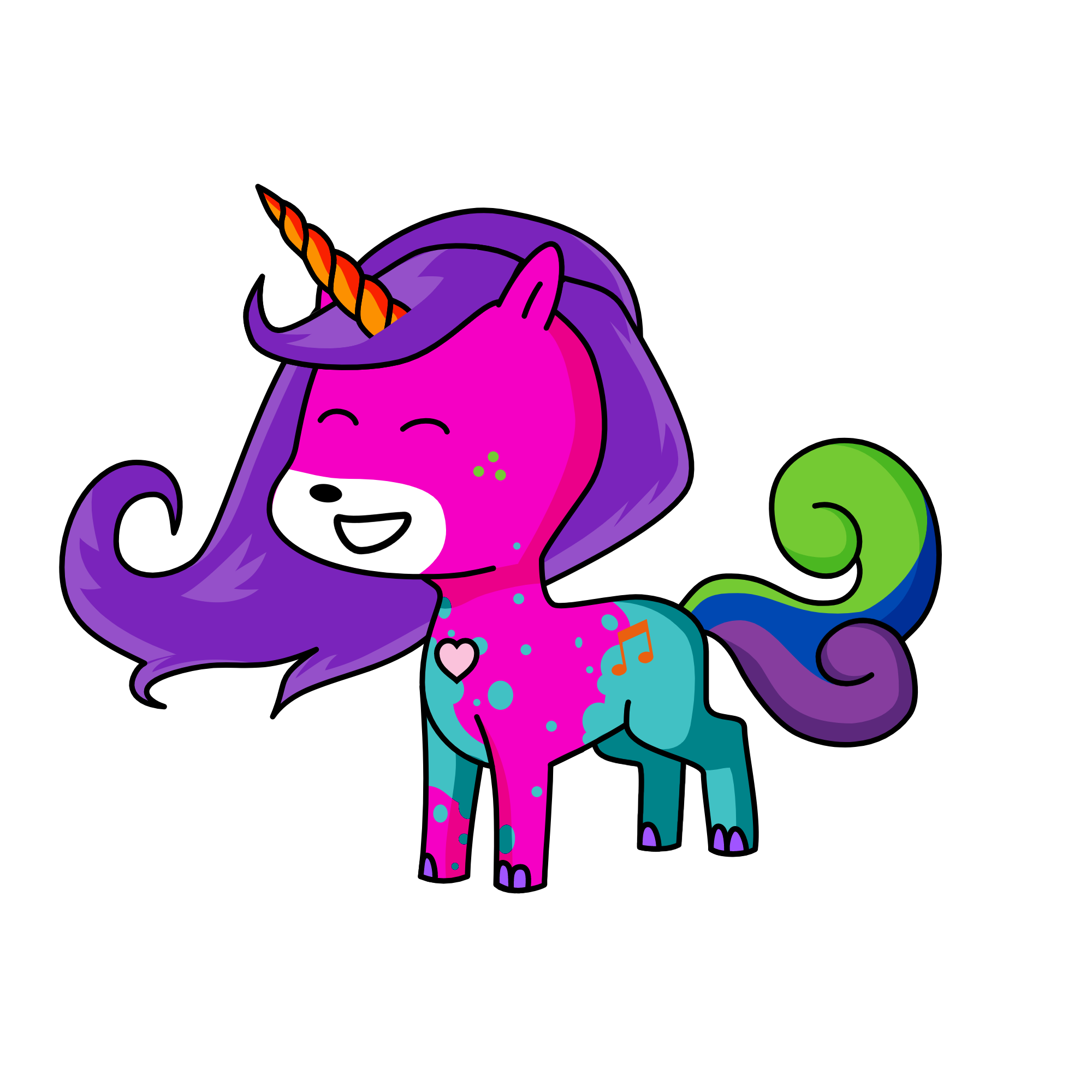 Tina, the unicorn