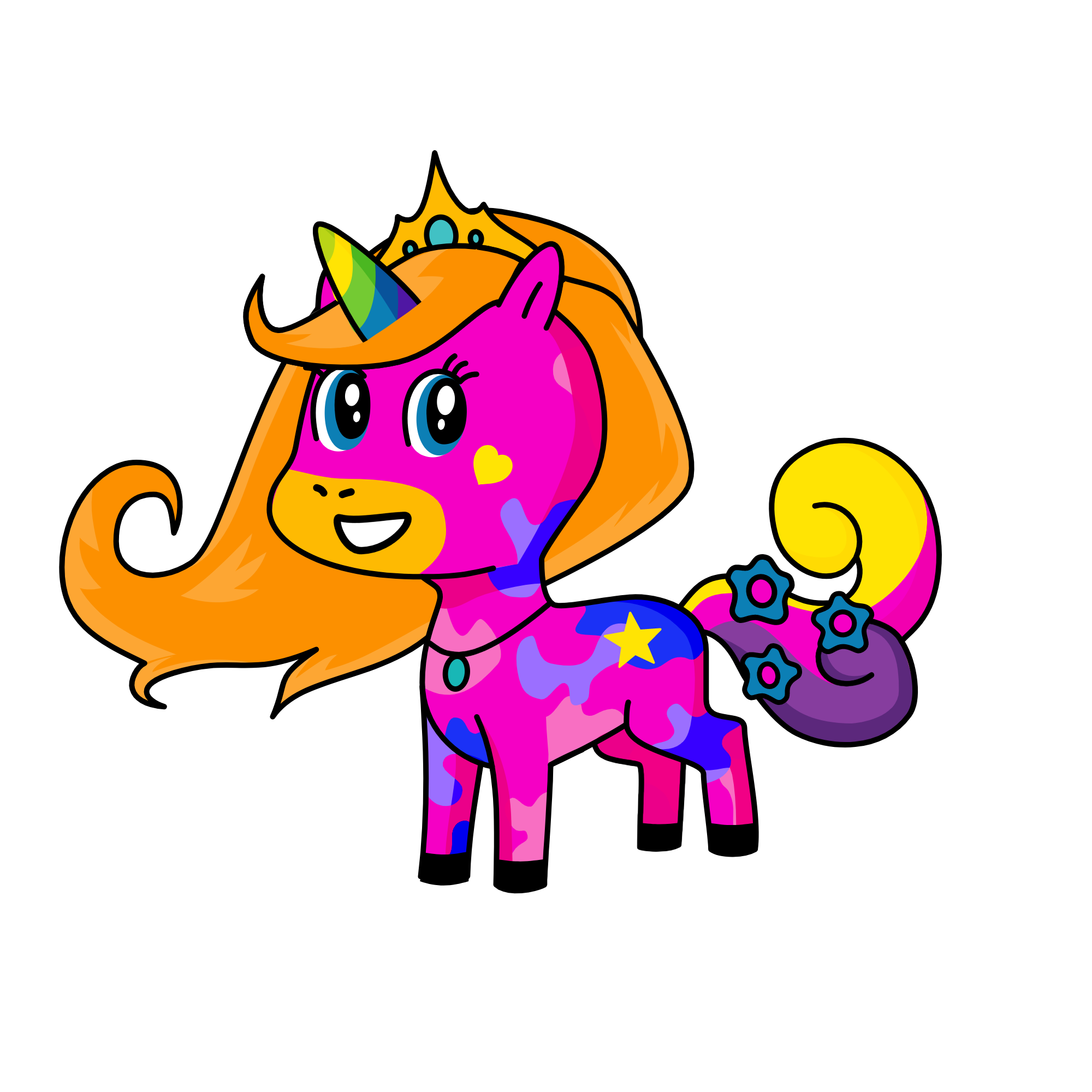 Moona, the unicorn