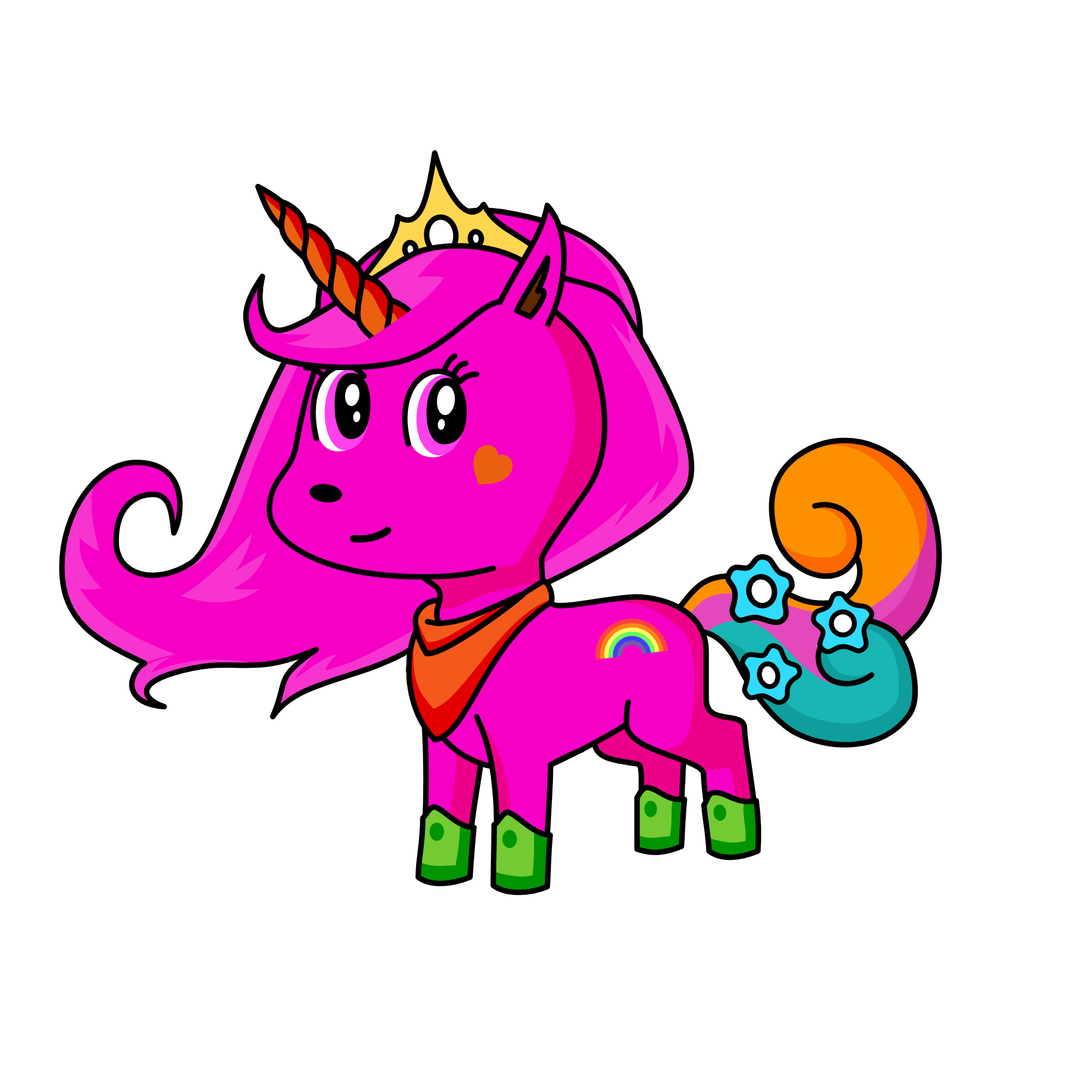 uno, the unicorn