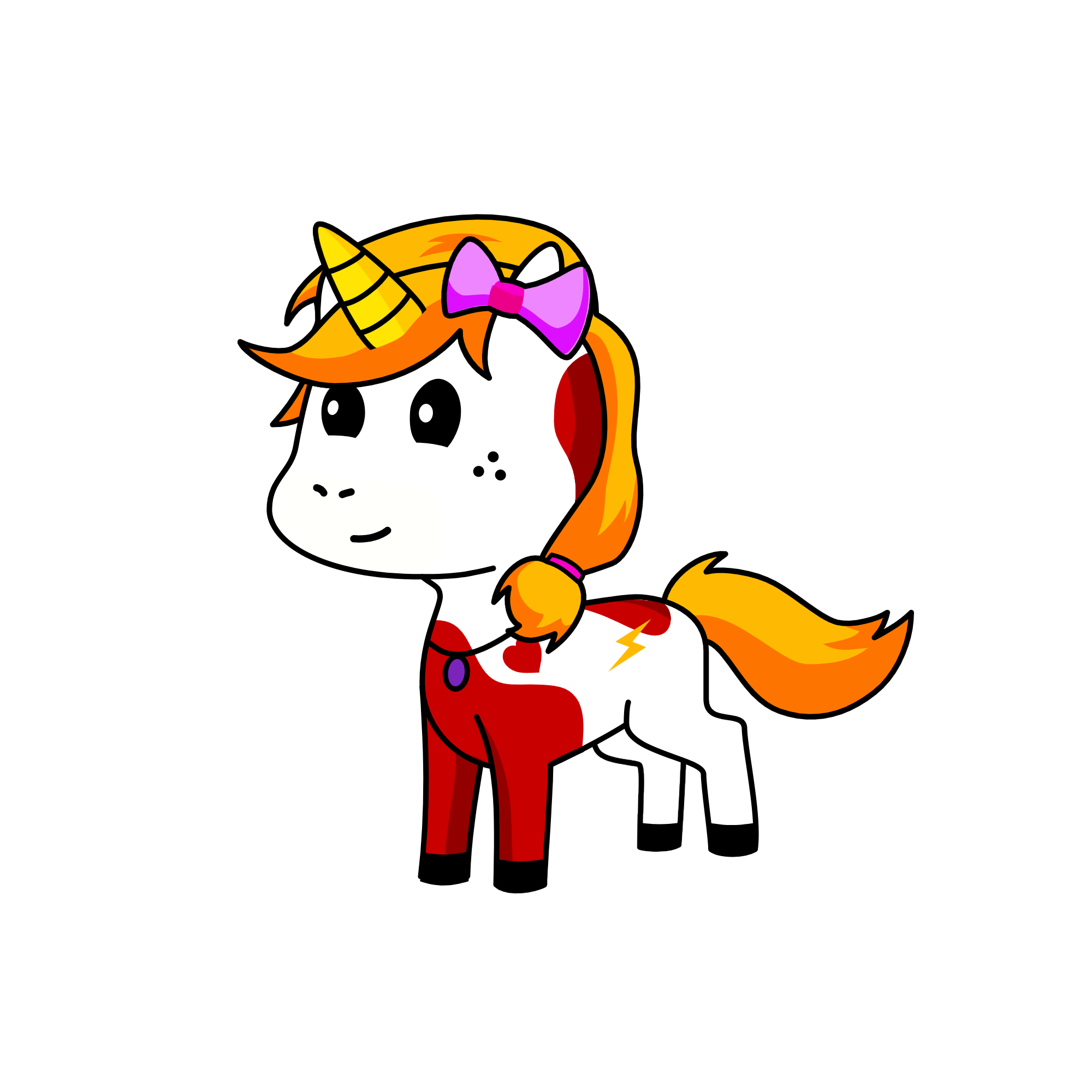 pinki, the unicorn
