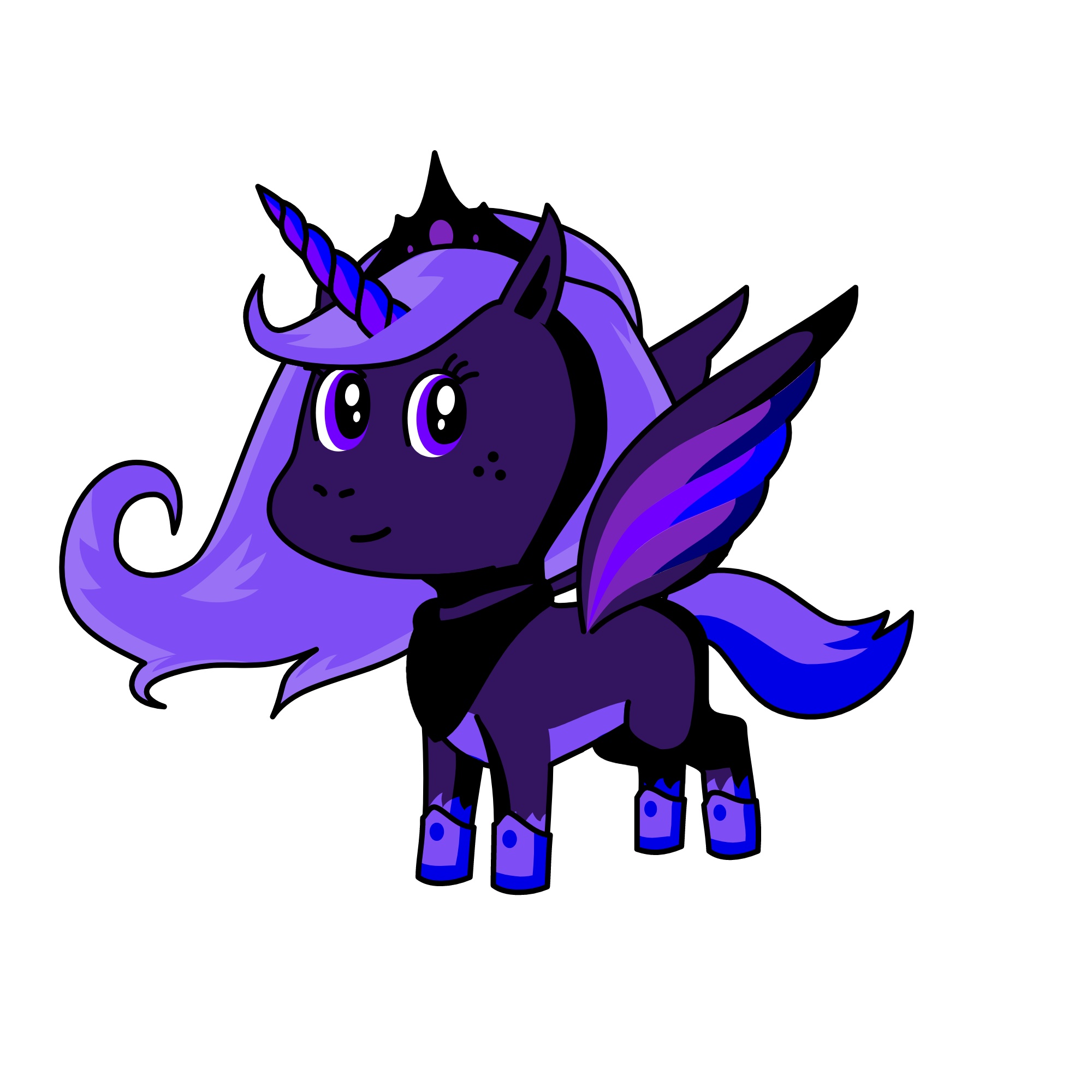Moon, the unicorn