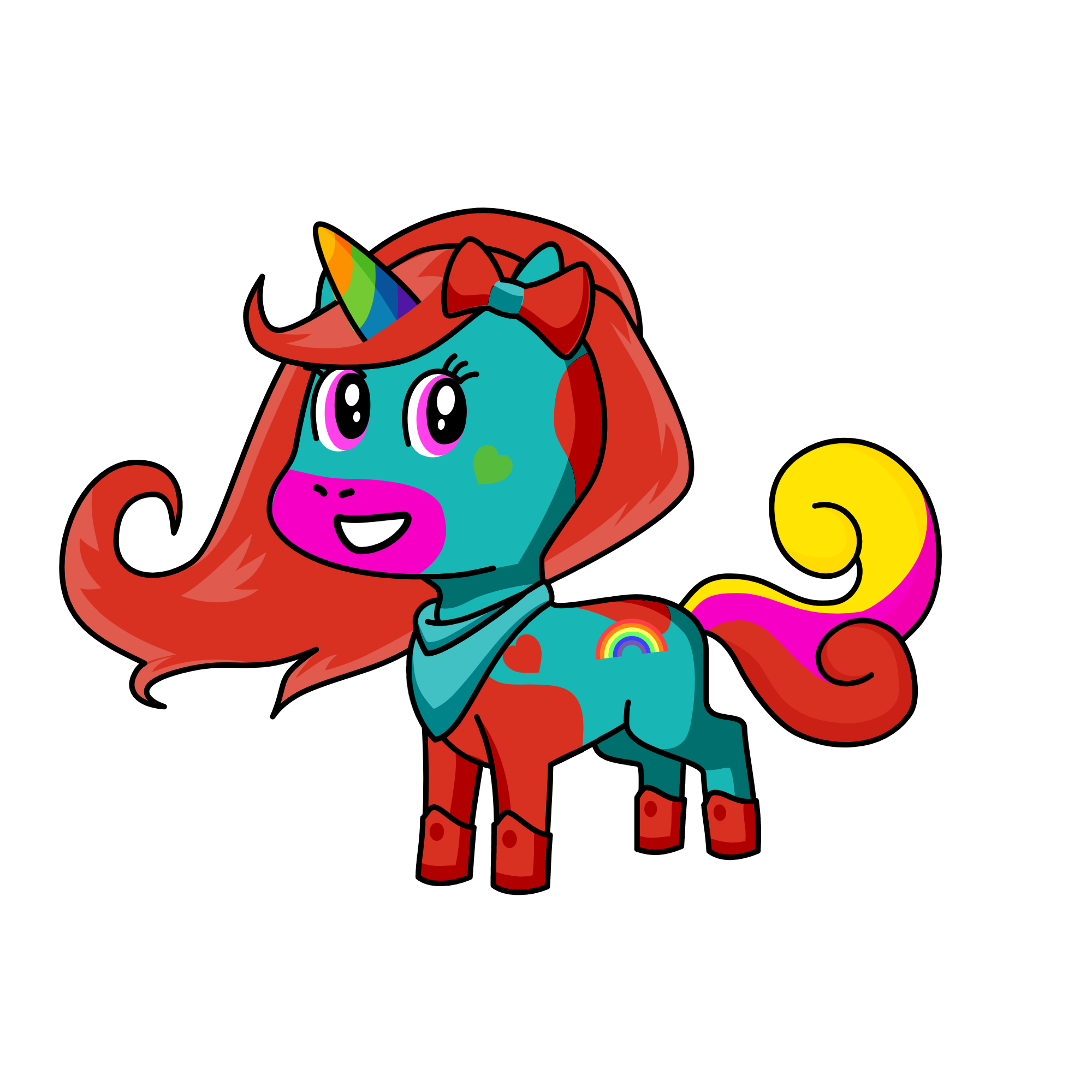 rainbow, the unicorn