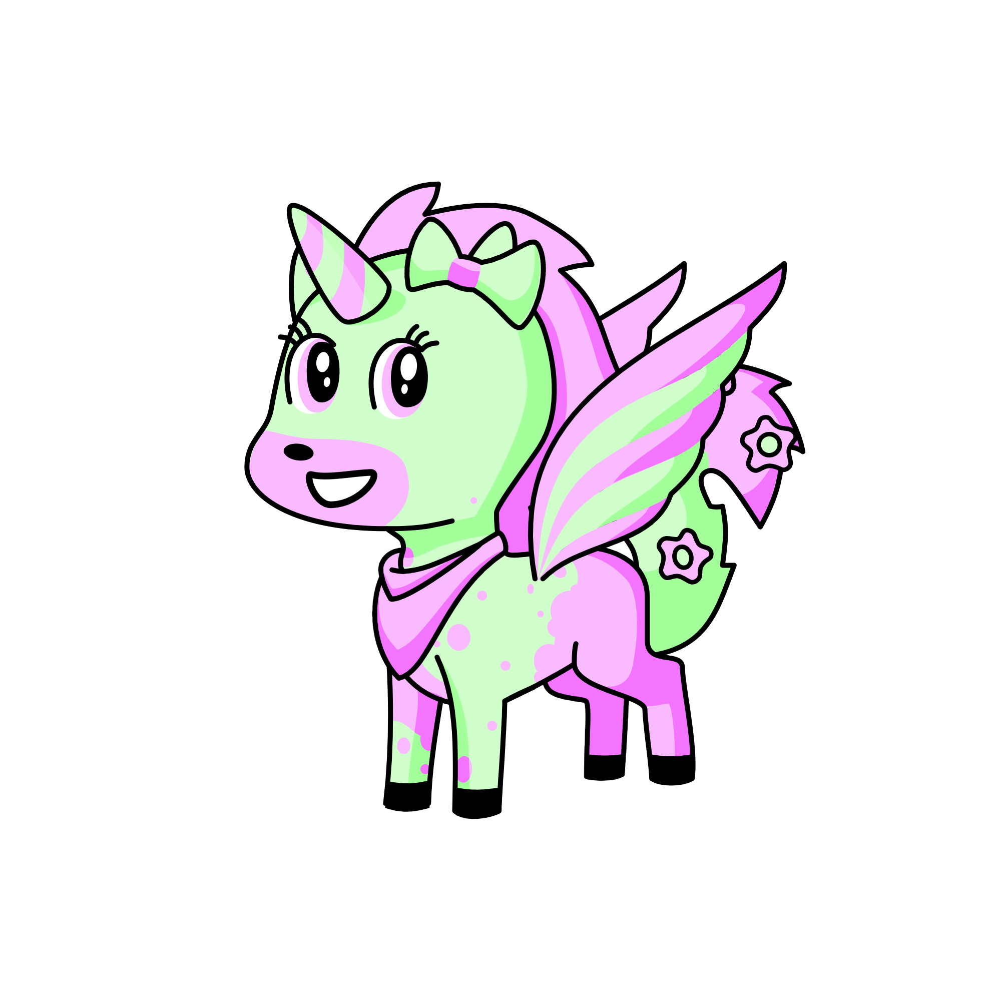 cotten candy, the unicorn
