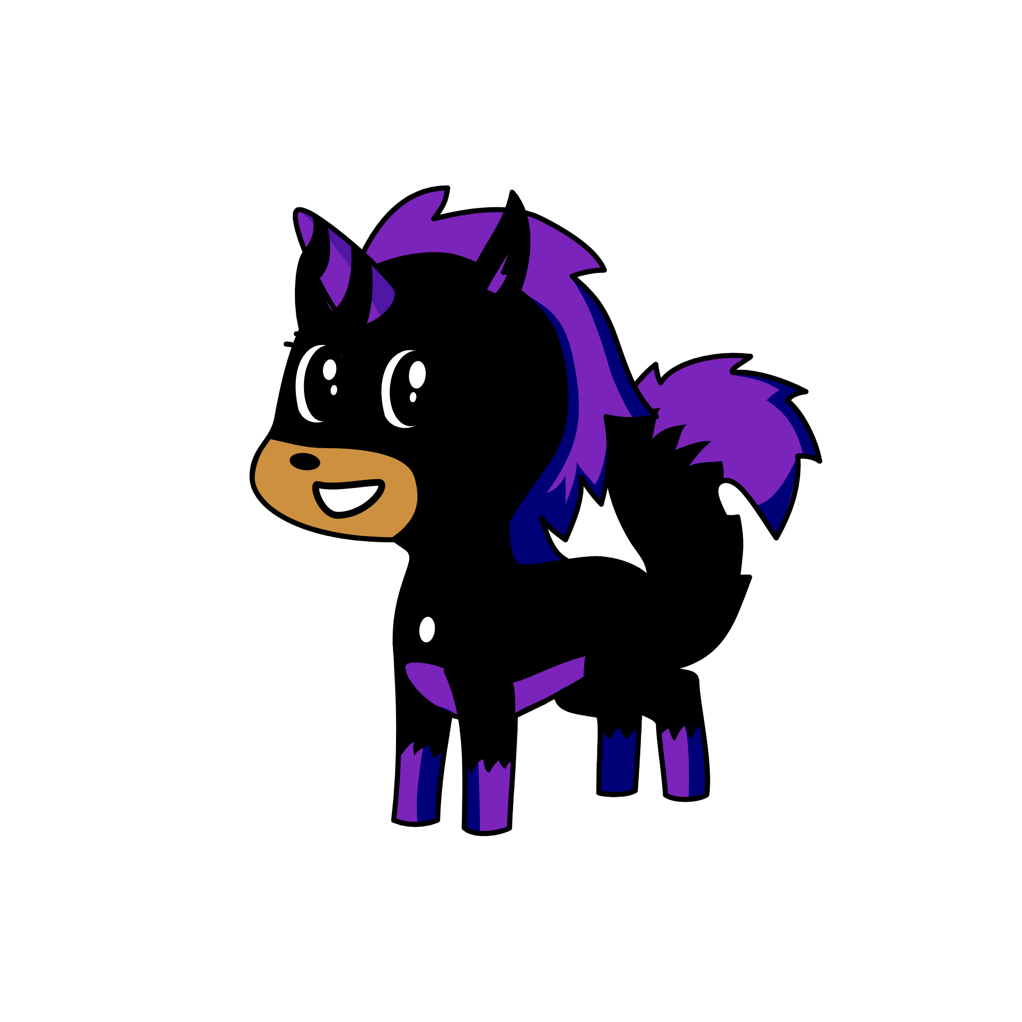 Mrs. Shadow, the unicorn
