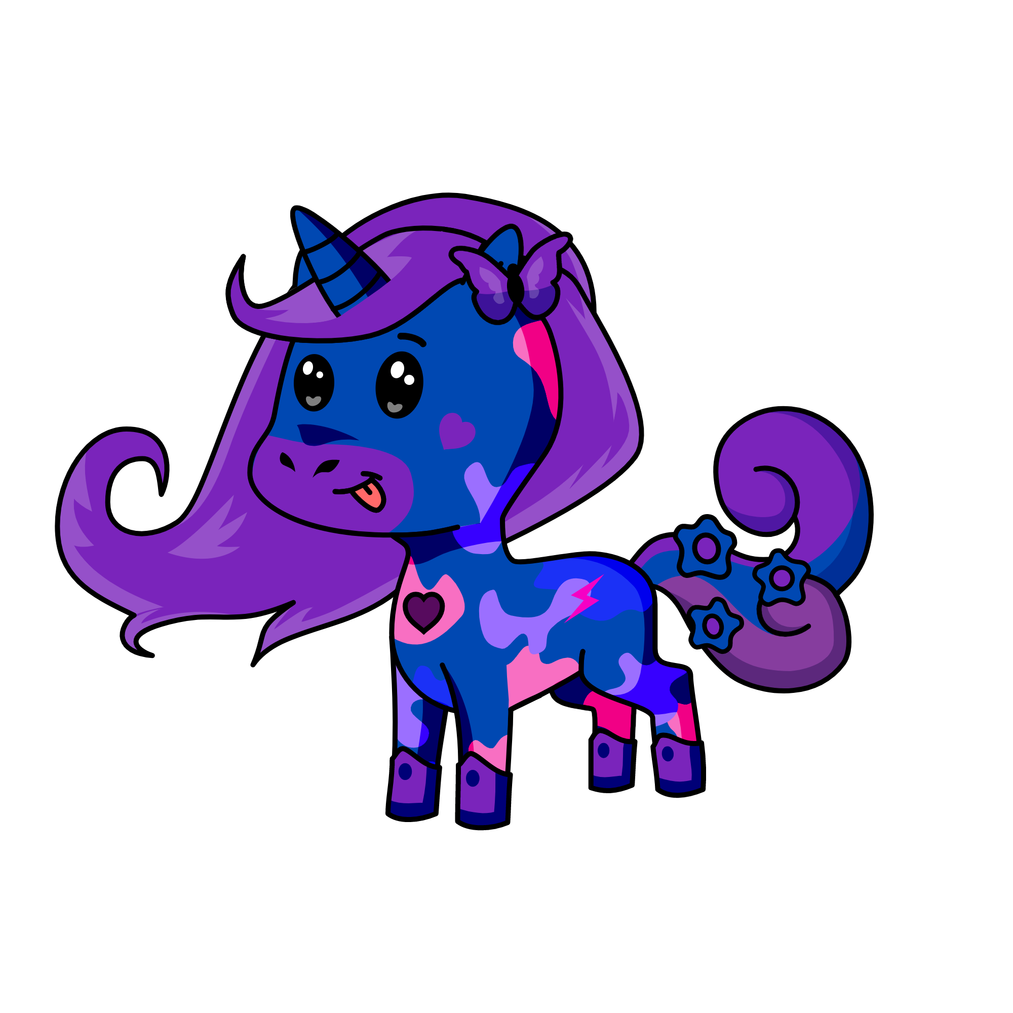 Midnight, the unicorn