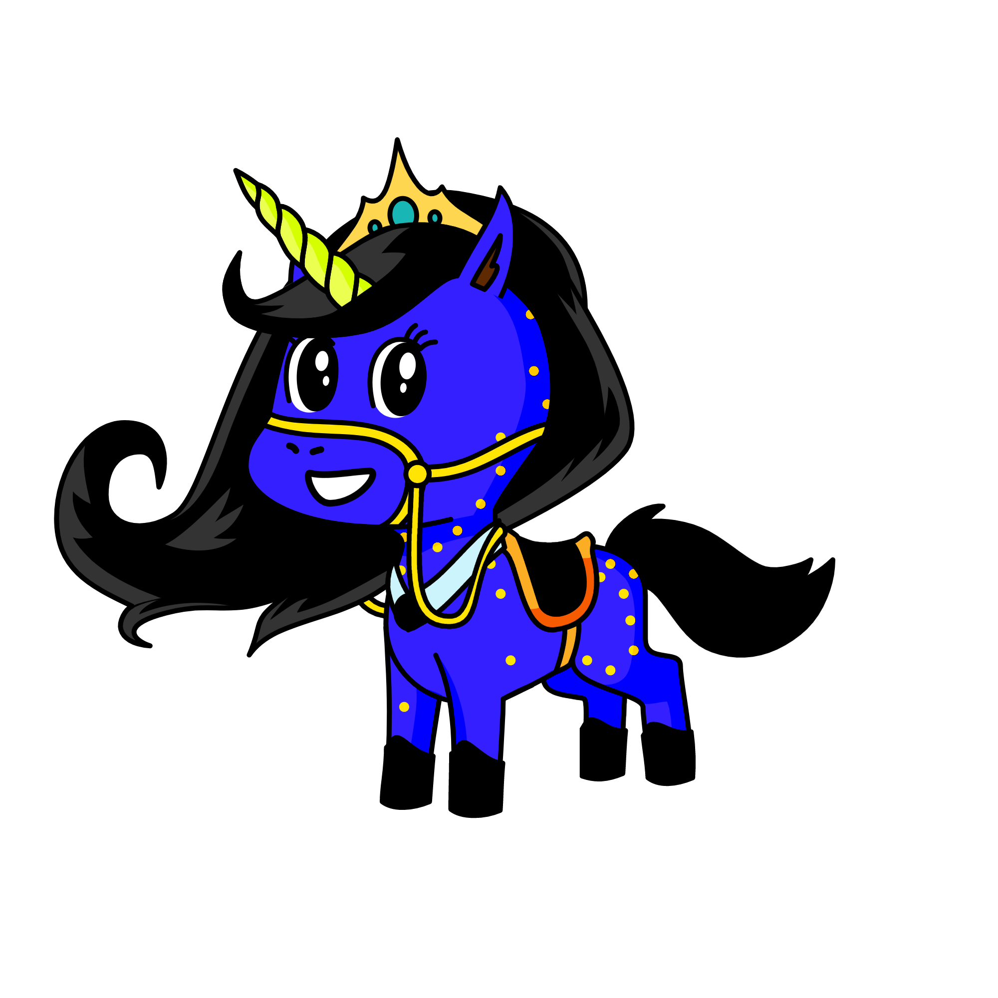 Luna , the unicorn