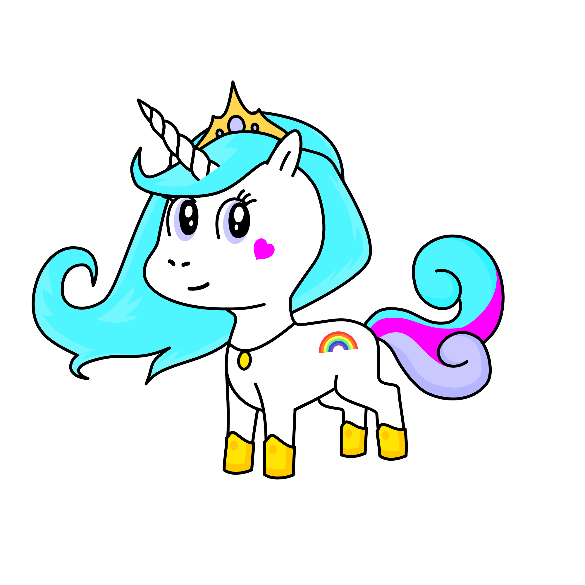 Celestia, the unicorn
