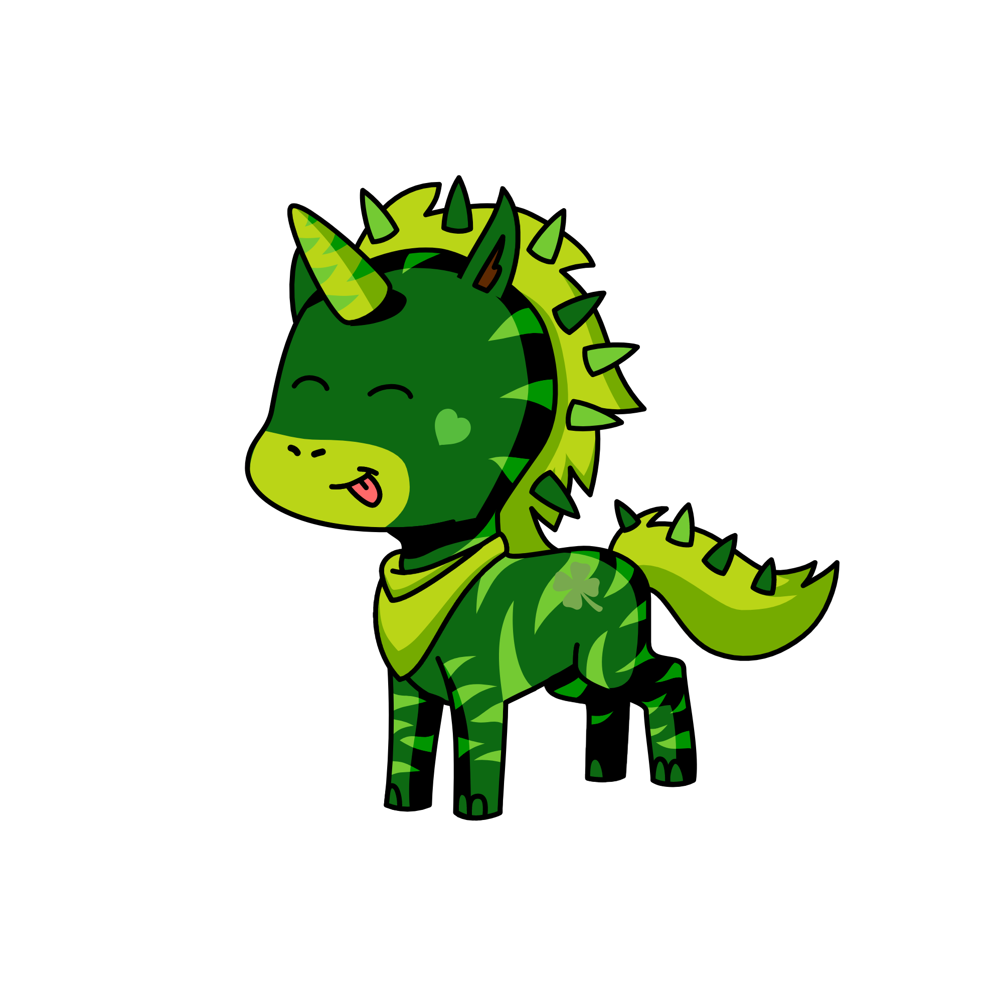 Greenery, the unicorn