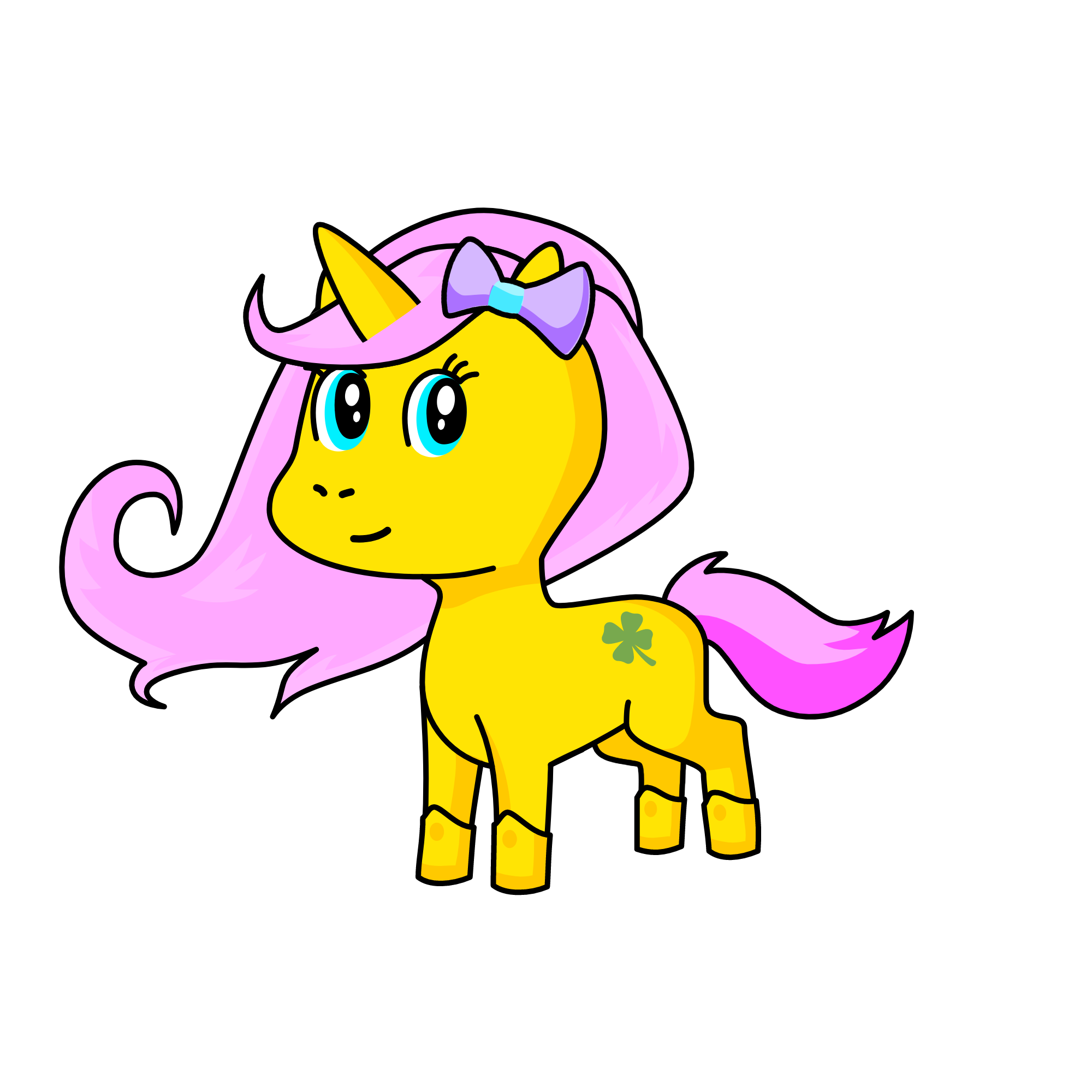 Fluttershy, the unicorn