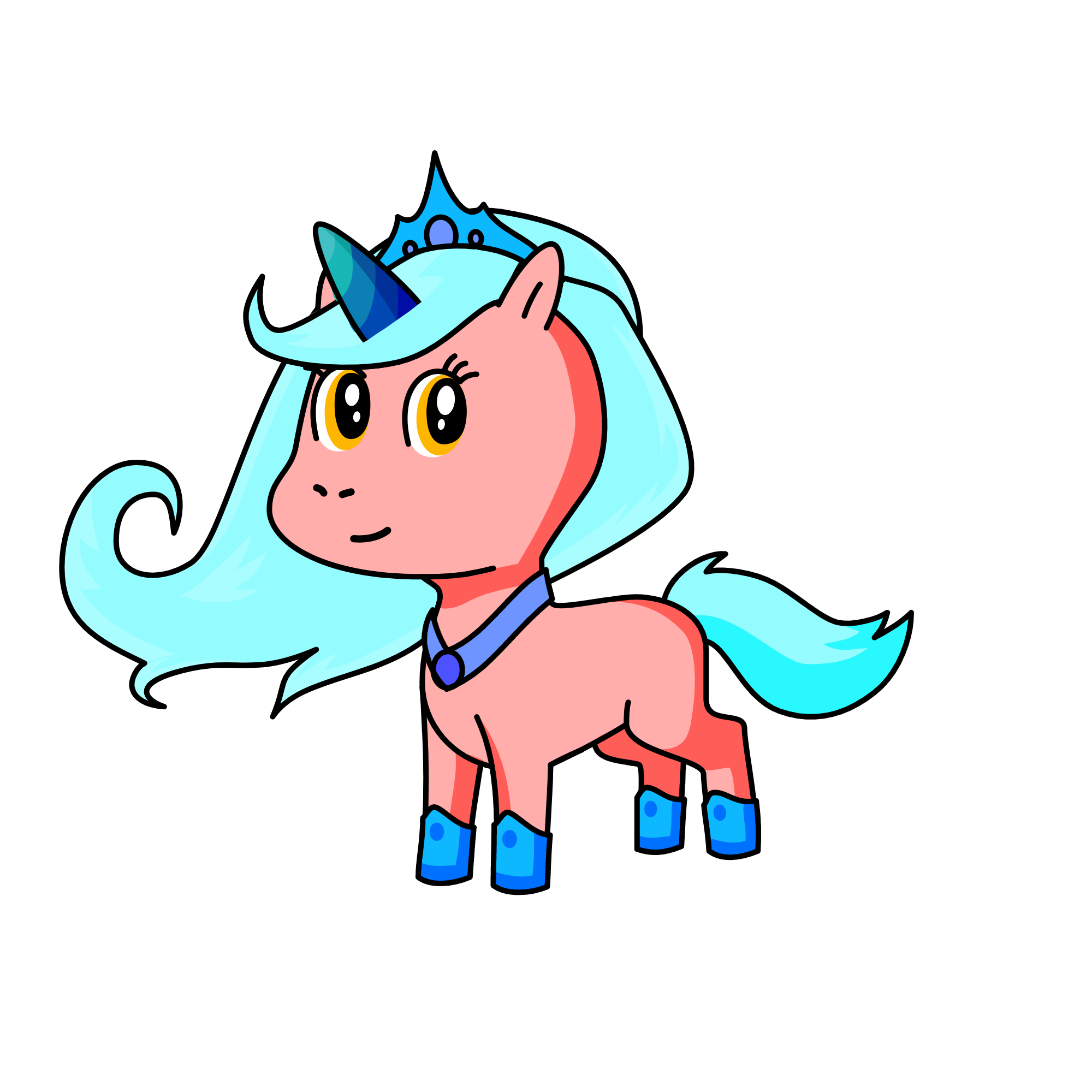 Coral, the unicorn