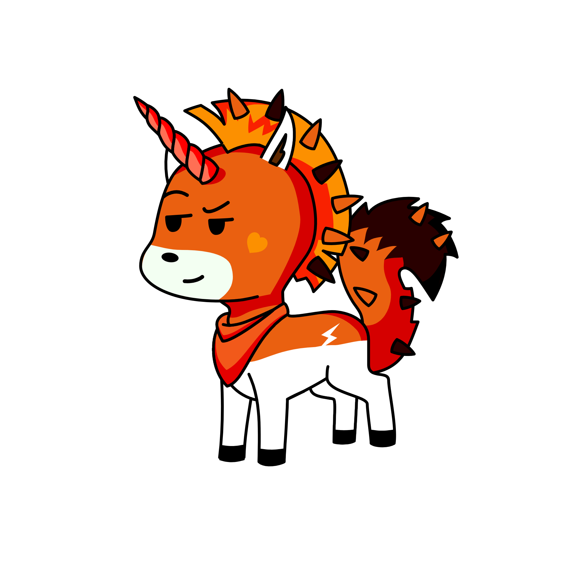 Foxfire, the unicorn