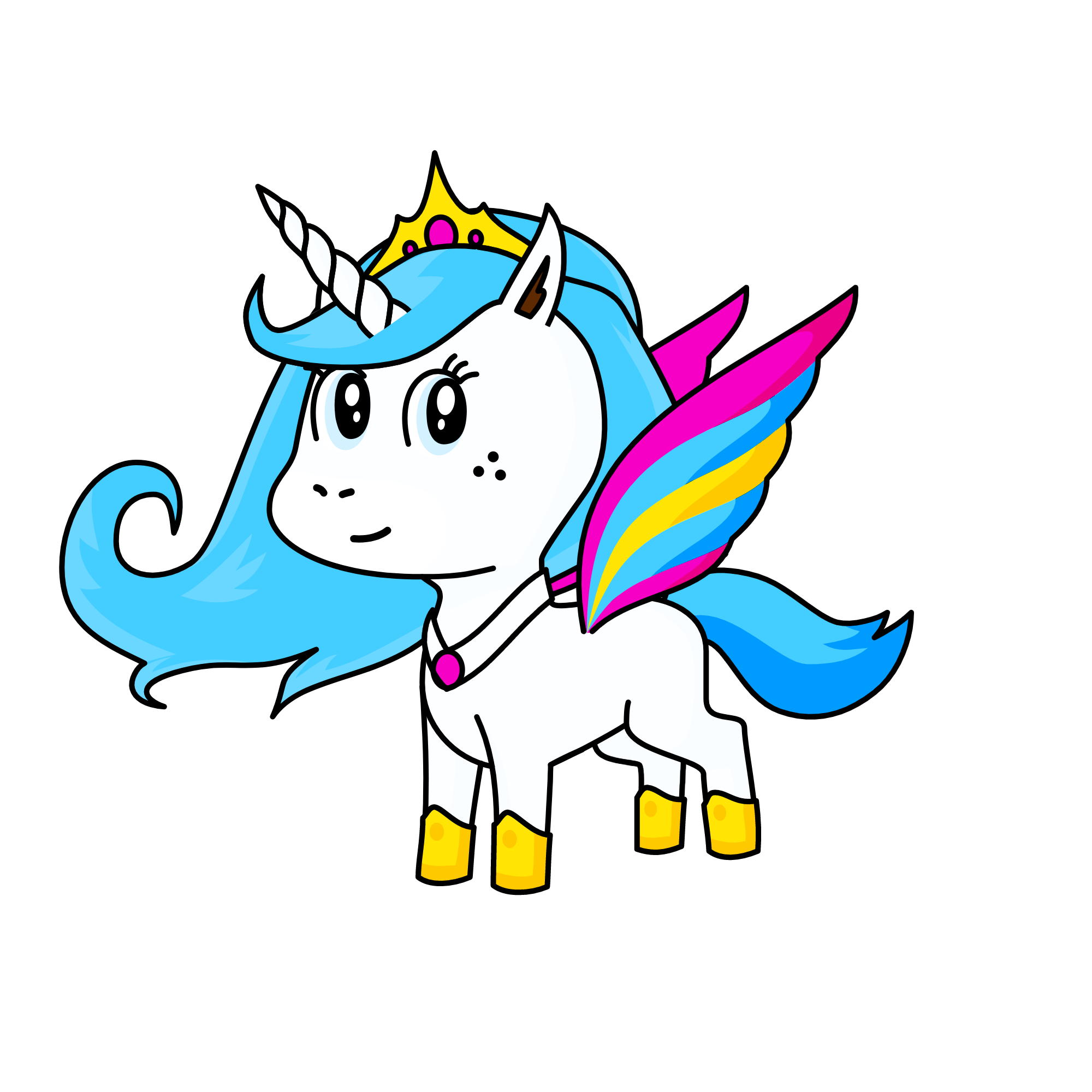 Princess Celestia, the unicorn