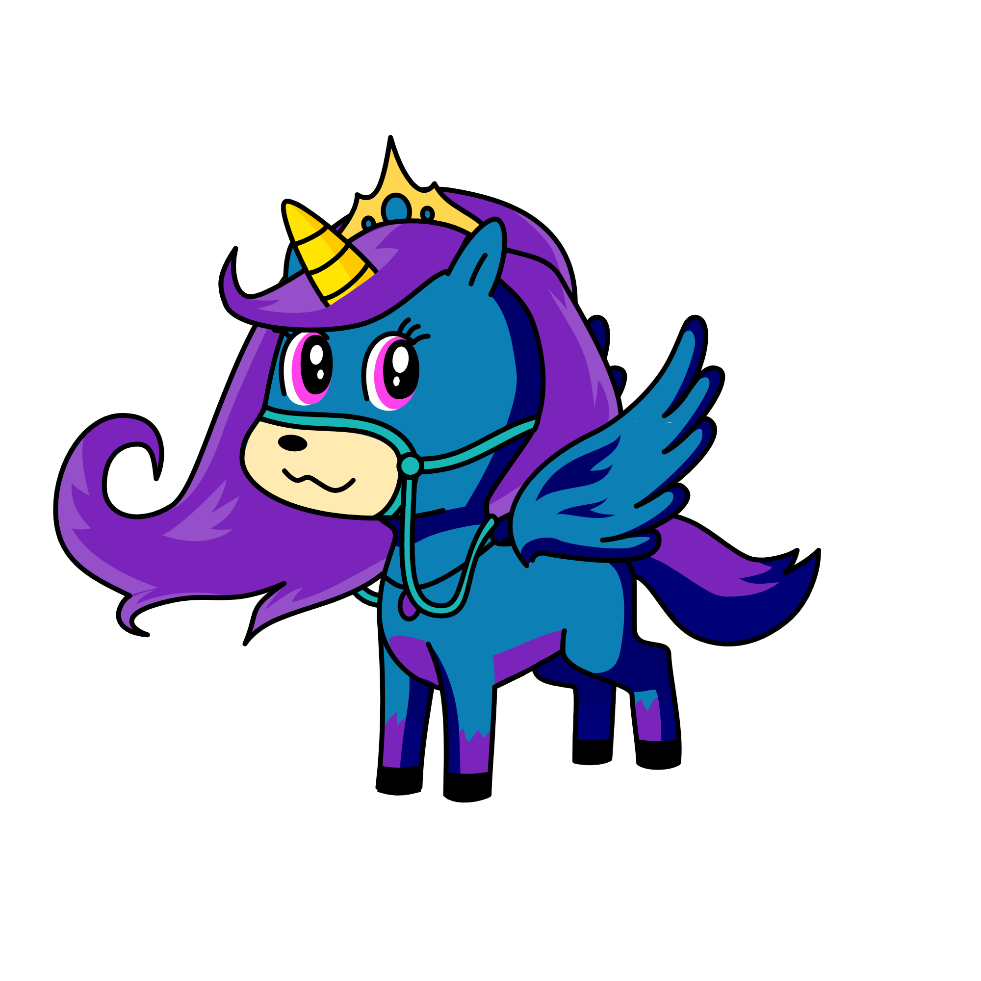 princess sky light, the unicorn