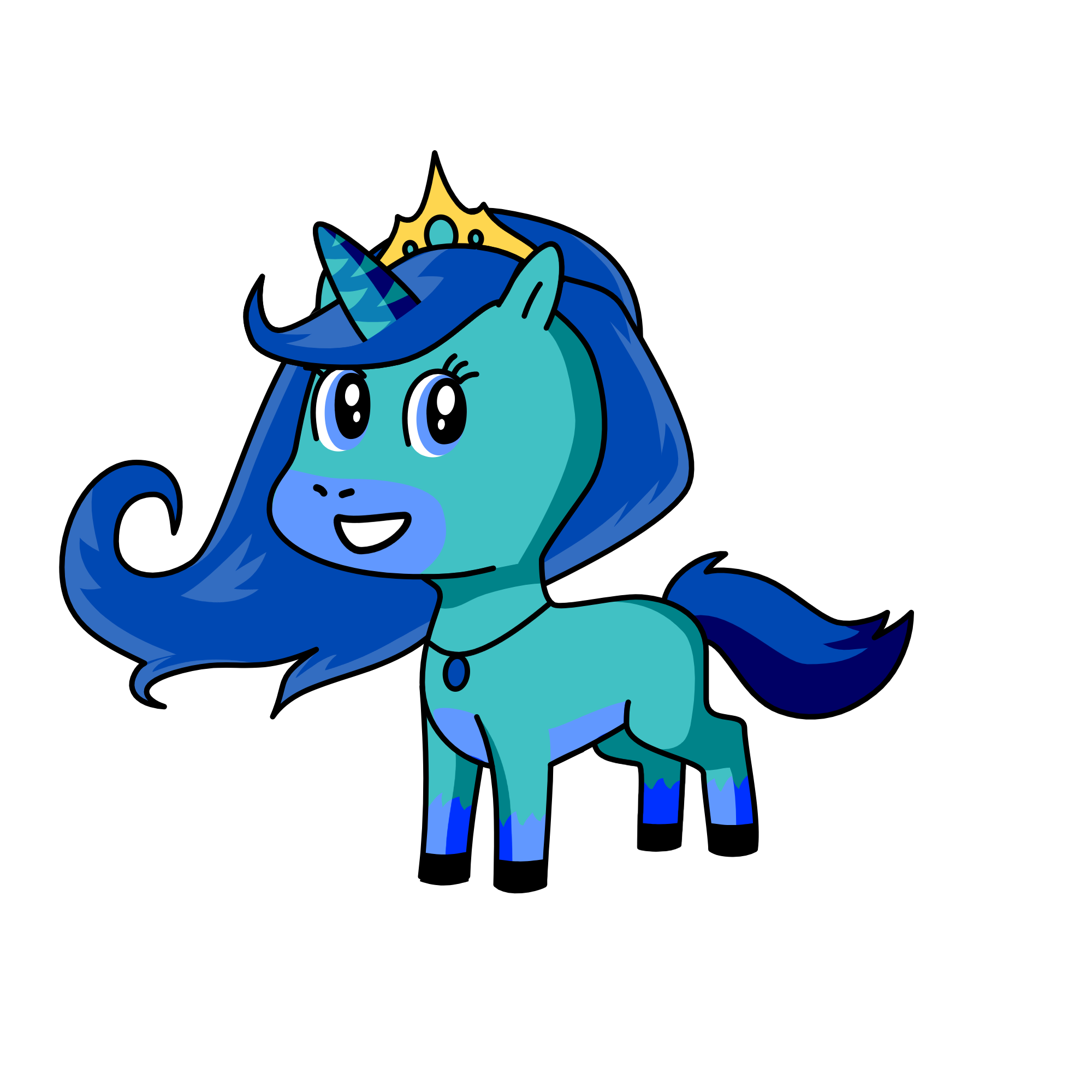 Princess amelia, the unicorn